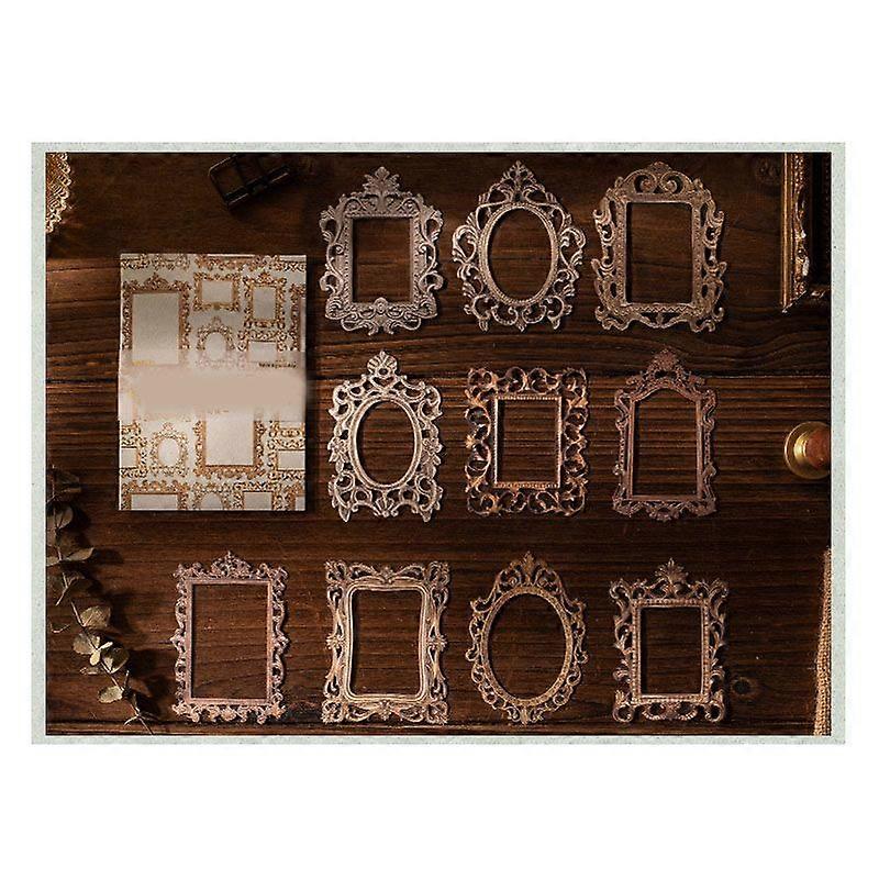 2025 Latest Model  20 Sheet Vintage Paper Frame Border Scrapbooking Border