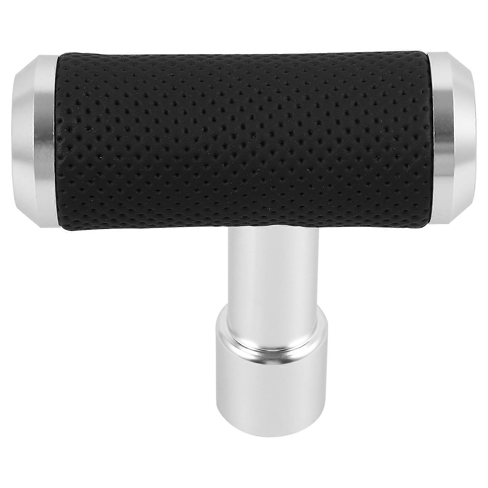 Gear Shift Lever Knob Car Knob Automatic and Manual Gear Shifting Durable Use Silver 1Pack