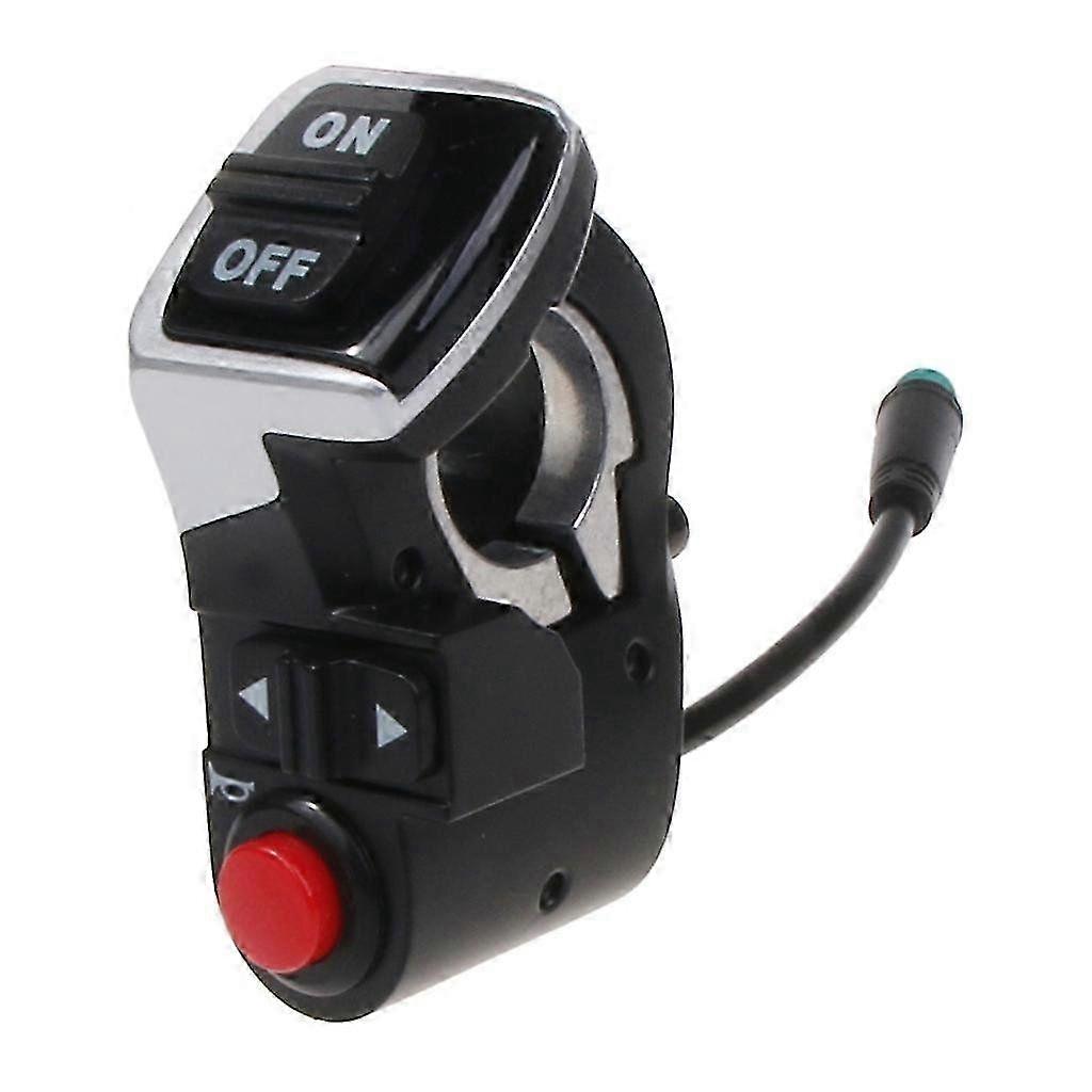 Handlebar Controller Switch E-scooter Turn Signals On/Off Button for Kugoo M4