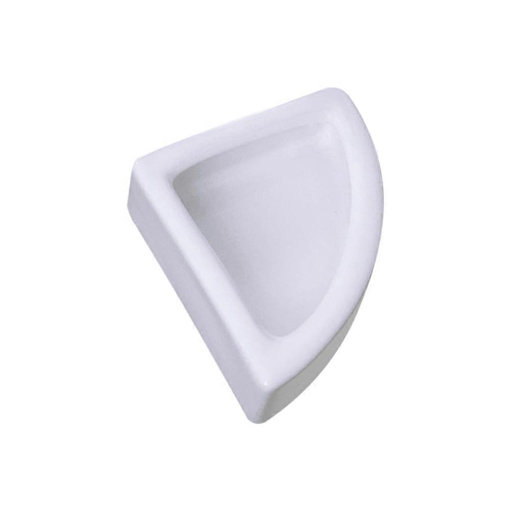 Lizard Corner Feeding Dish White Ceramic Reptile Food Container Size L 1Pc