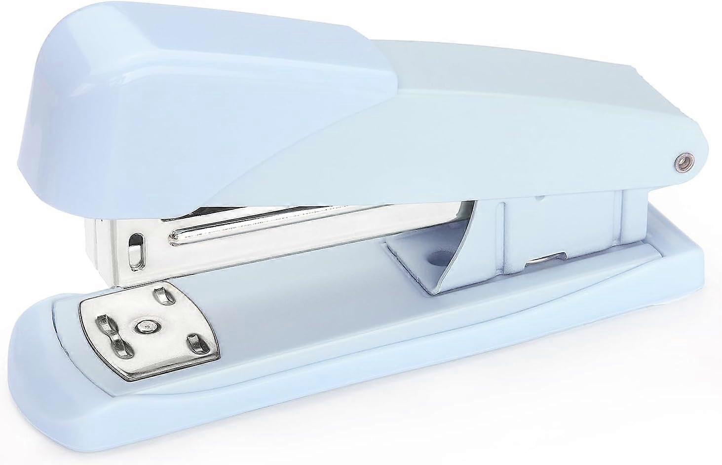 ZENGO stiftemaskin, Office Stapler, Desktop Stapler, Stiftemaskin for skrivebord (blå)