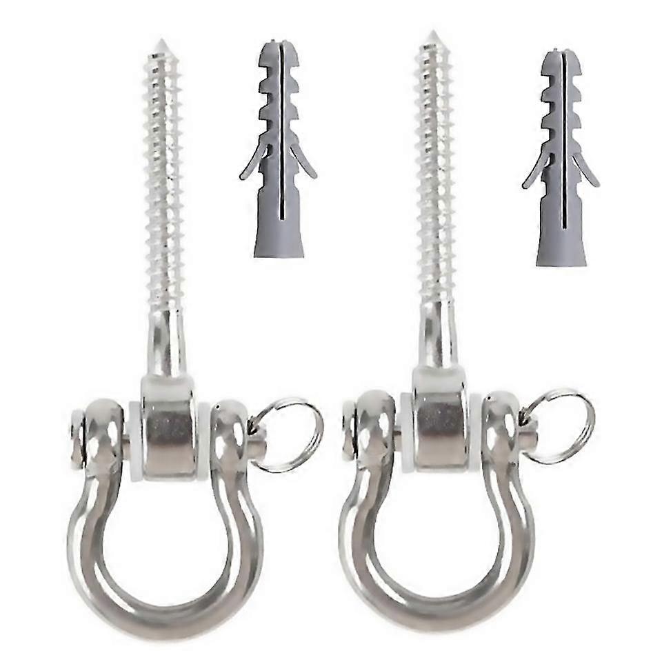 For Hooks M8 180掳 Hammock Hooks 1800lb Capacity Compatible For Sandbag Hammock Chair