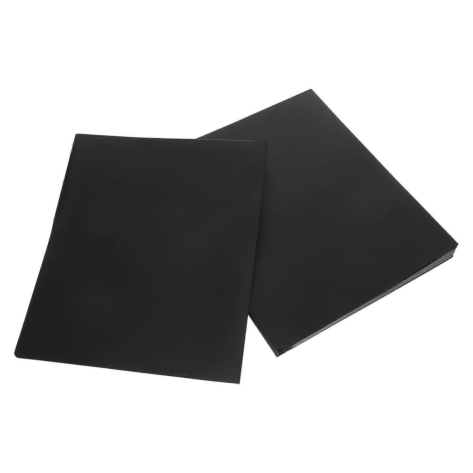 Folder with Front Pocket for School Projects Easy Access 11.4×9.3×0.0in 10Pcs