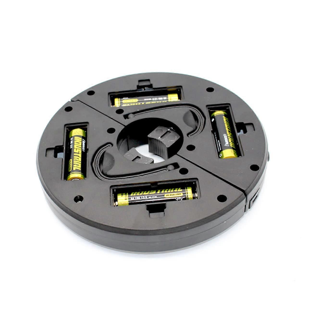 LED screen lamp with colorful light and outdoor lighting for camping, BBQ, and nighttime activities, batterypowered, black