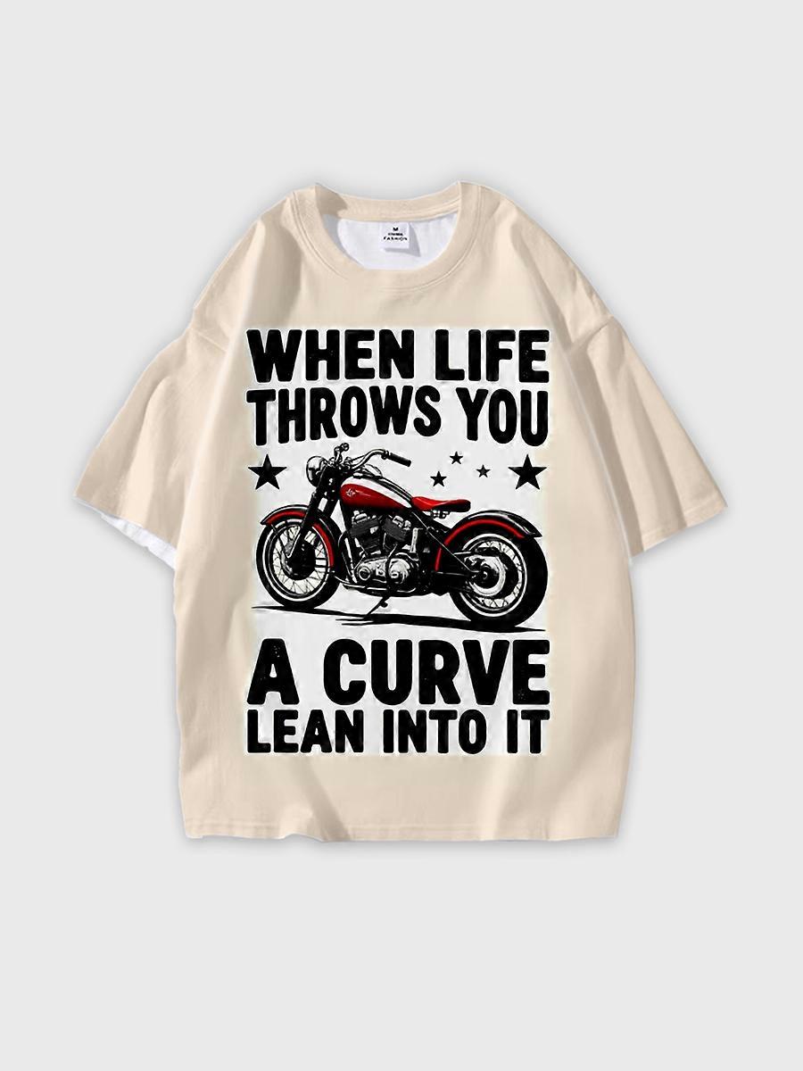 T-shirt round neck Pattern loose short sleeve JW2537