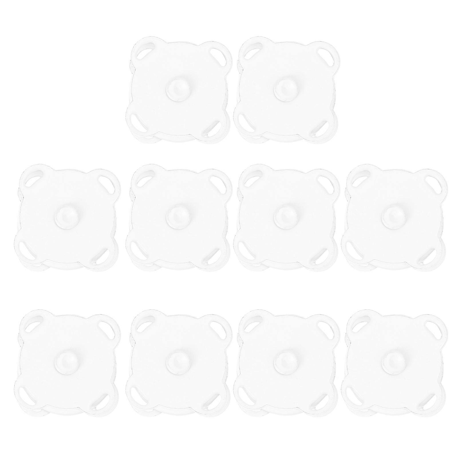Button Clasp Magnetic Snap Button for Clothing Shop Use Home Use Jackets Hats Jeans Down Jackets Shoes T-Shirts 15mm Wide Opposite Angle 18.5mm 10Pcs
