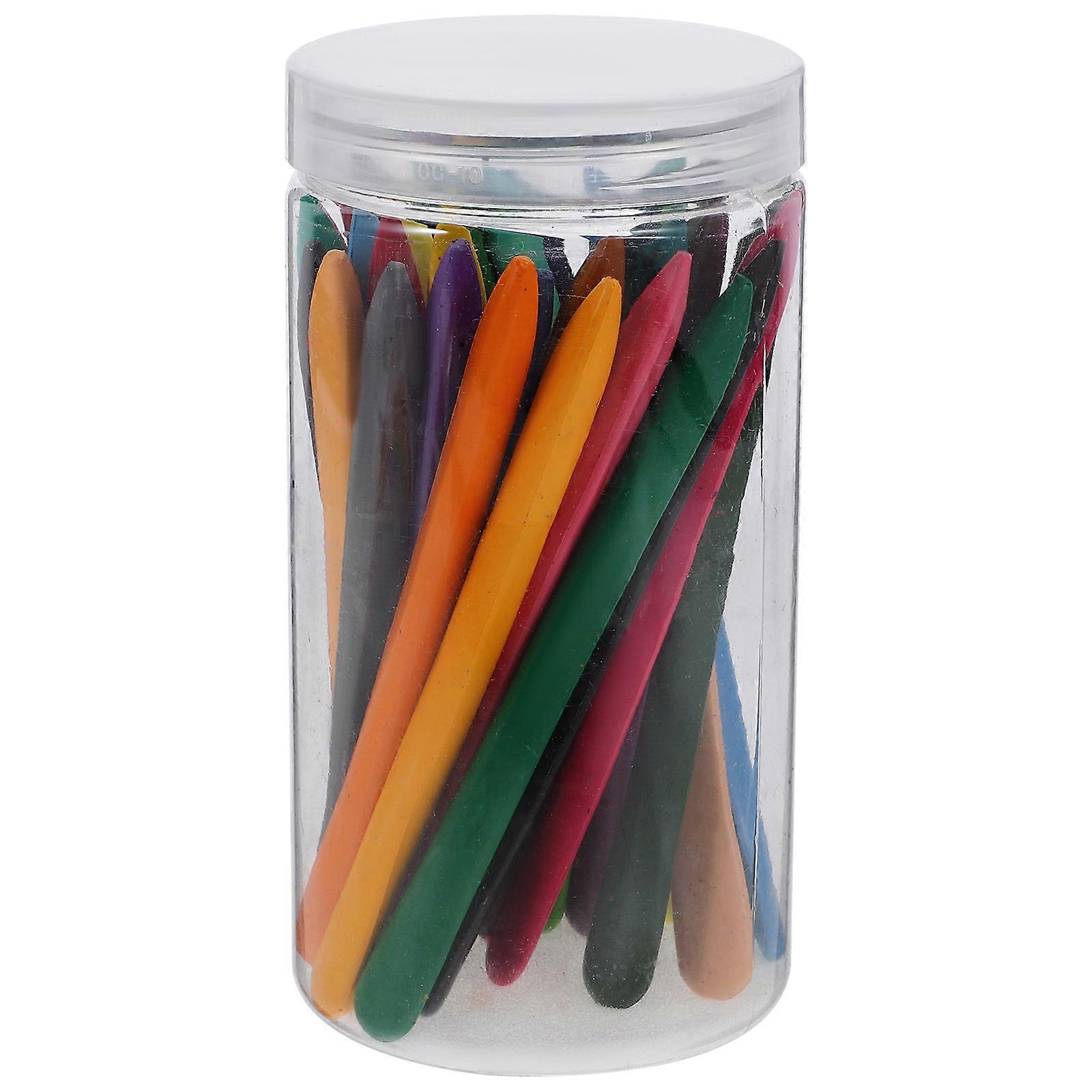 Crayons Bulk Small Wax Crayon Portable Drawing Graffiti Imagination Development Assorted Colors 36Pcs