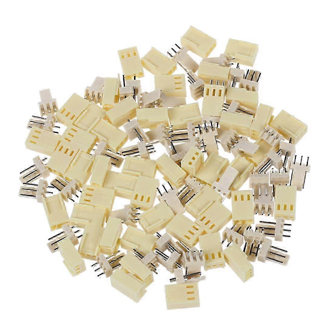 50 pieces KF2510-3P 2.54mm PCB header 3-Pin connector Crimp Terminal HousingEdition 0711