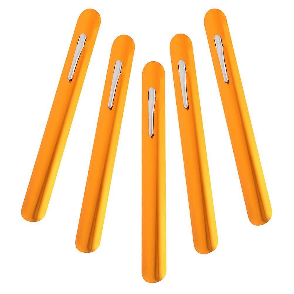 Tabletop Stainless Steel Crumbers for Servers Debris Cleanup Home Dining Flat 15.00X1.50X0.20CM 5Pcs