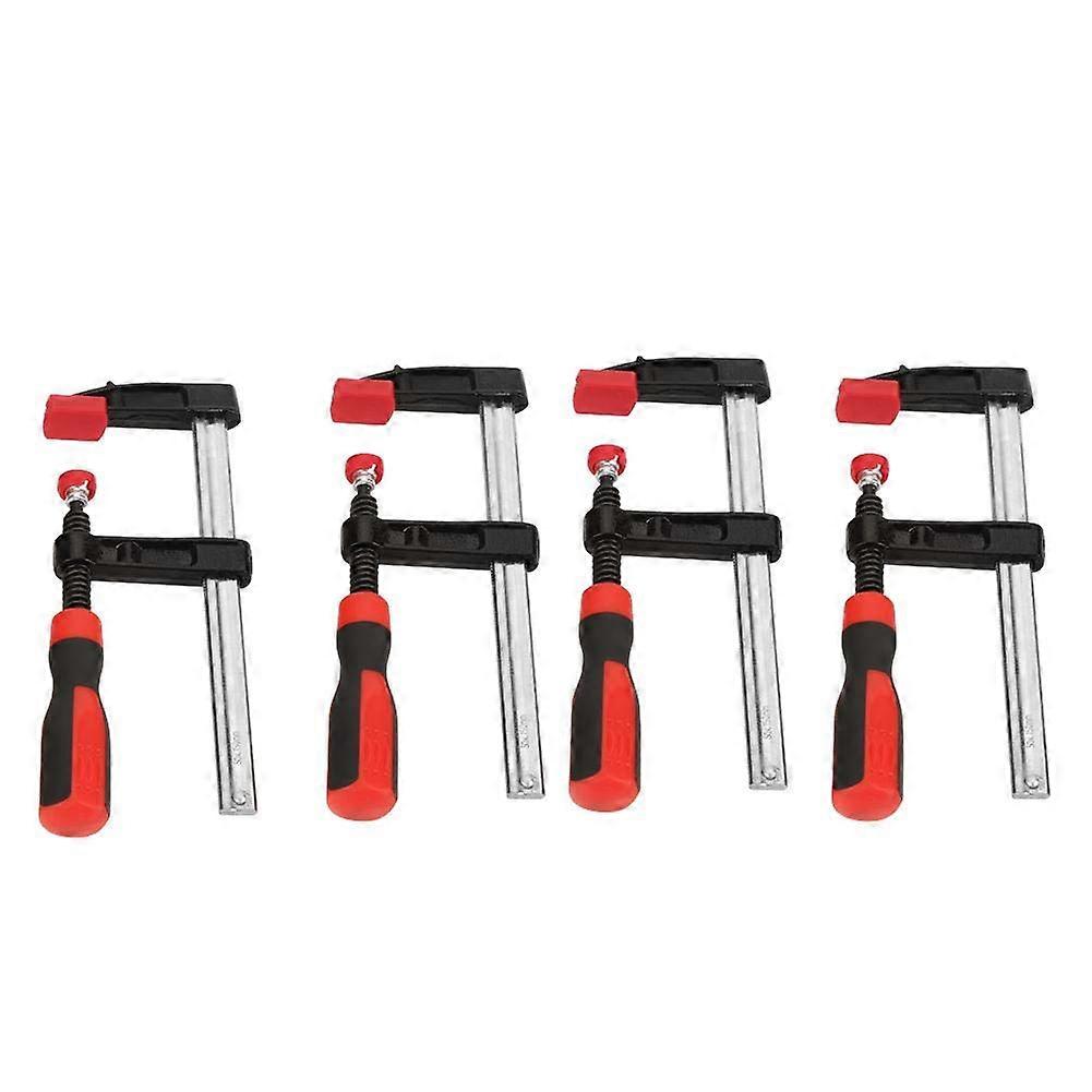 4Pcs Heavy Duty Woodworking Bar Clamps 50x150mm Quick Slide Adjustable DIY Hand Tool Kit