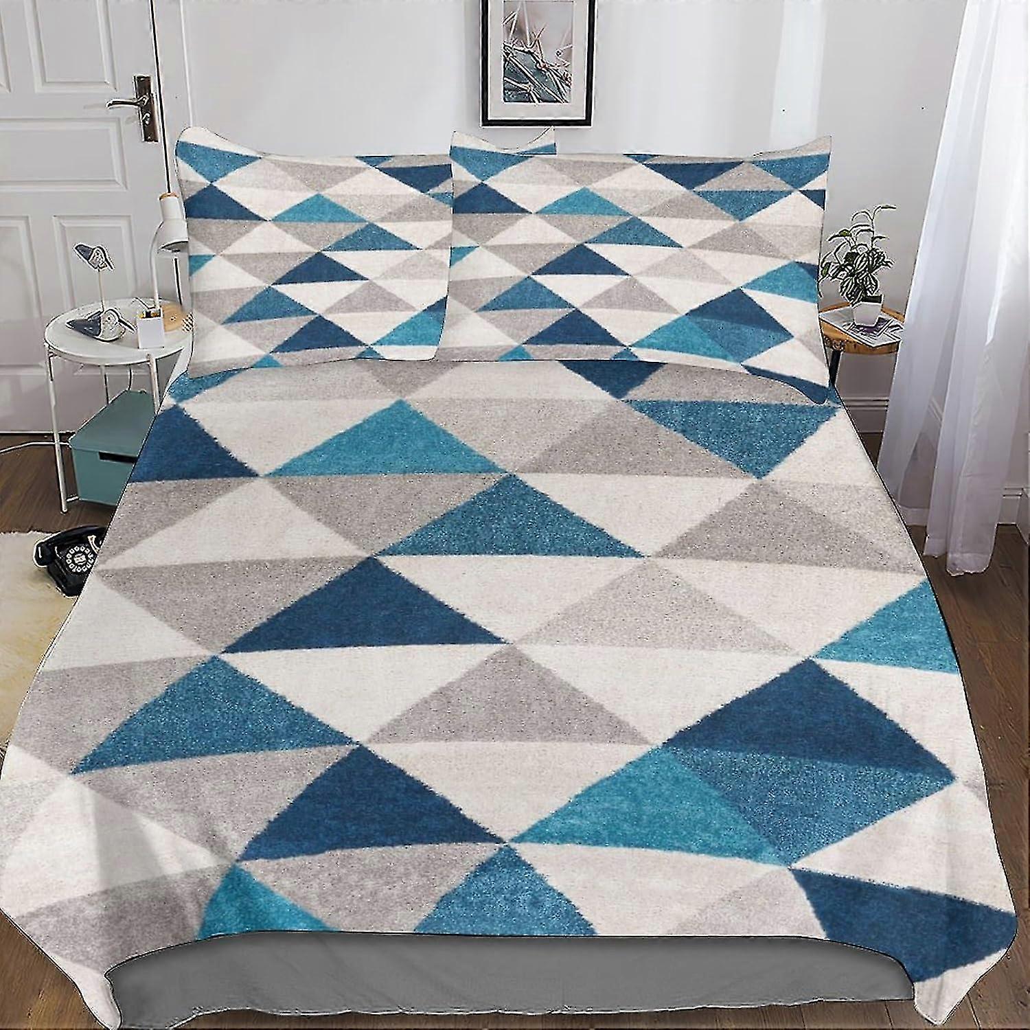 Baby Decorative Mattress Set with Geometric Patterns, 3 Piece Modern Water Bath Mattress Set