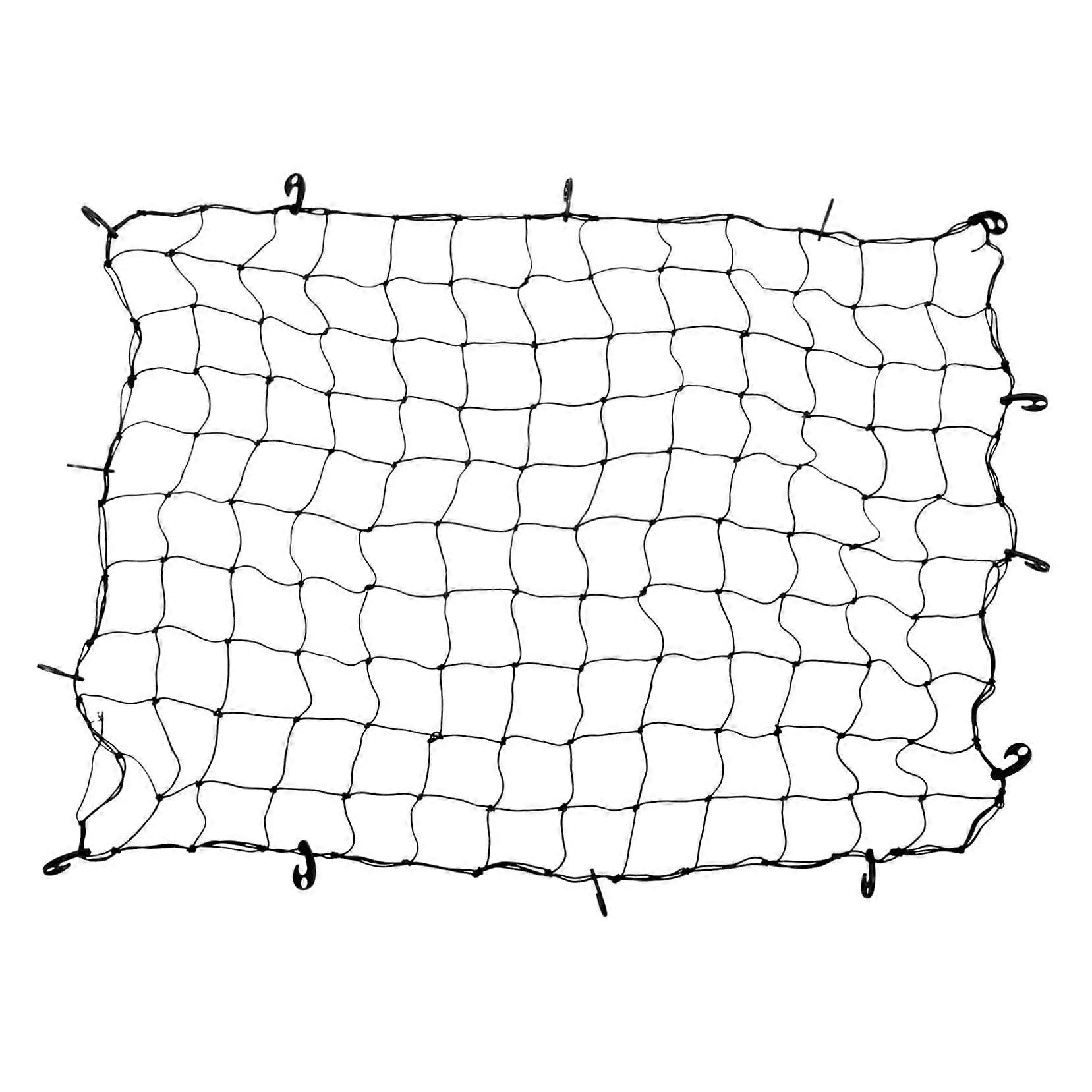 Bungee Car Luggage Net for Roof Racks - Elastic Cargo Organizer with Hooks for SUV and Pickup Trucks, Secure Gear Storage