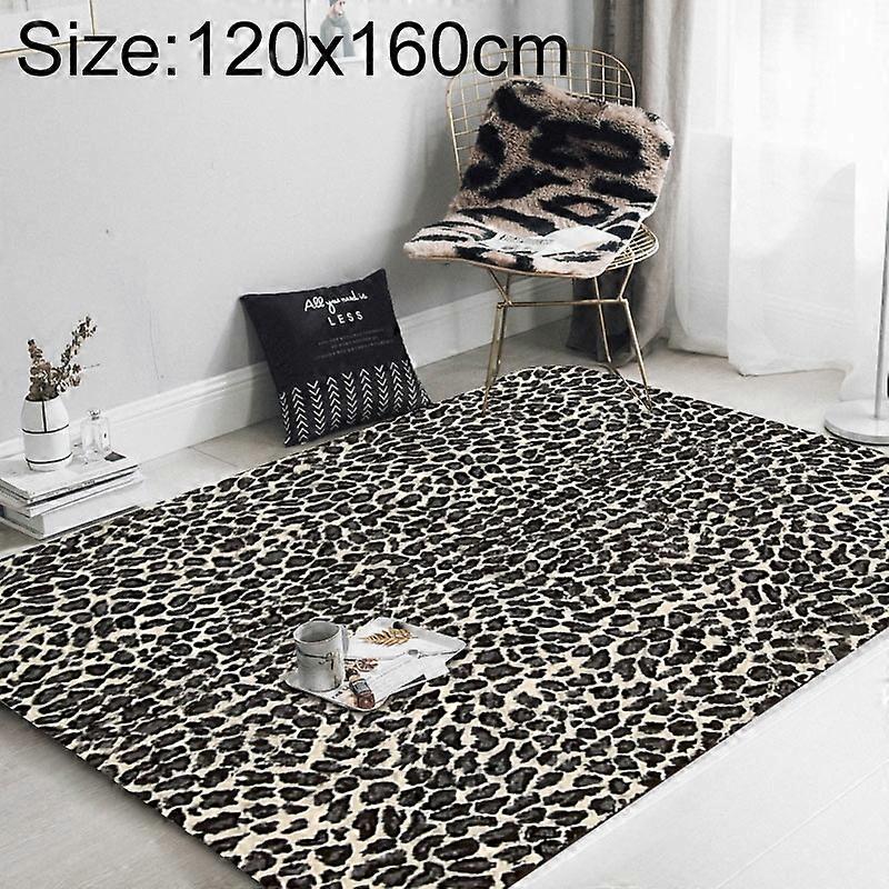 Mode Leopard Print Teppich Wohnzimmer Matte 120x160cm