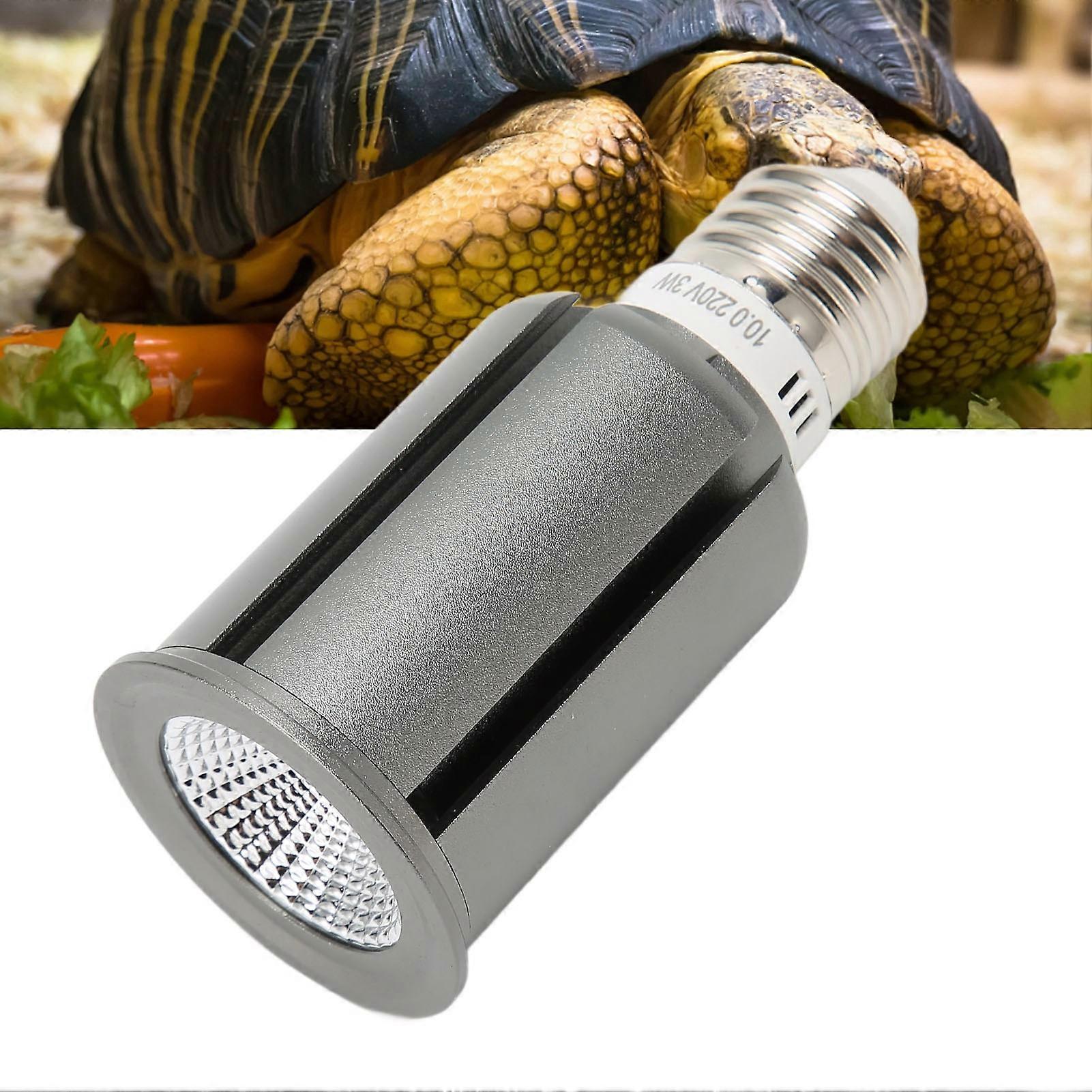 Reptile Heat Lamp Bulb UVA UVB LED 3 in 1 Replacement Reptile Basking Light Bulb for Tortoises Lizards 220V