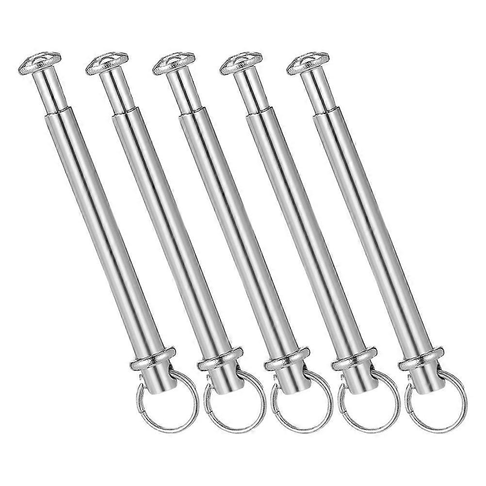 5 Sets Metal Folding Fan Shaft Replacement Rivets Durable Smooth Polished Pins for Handheld Fan Repair Easy Installation
