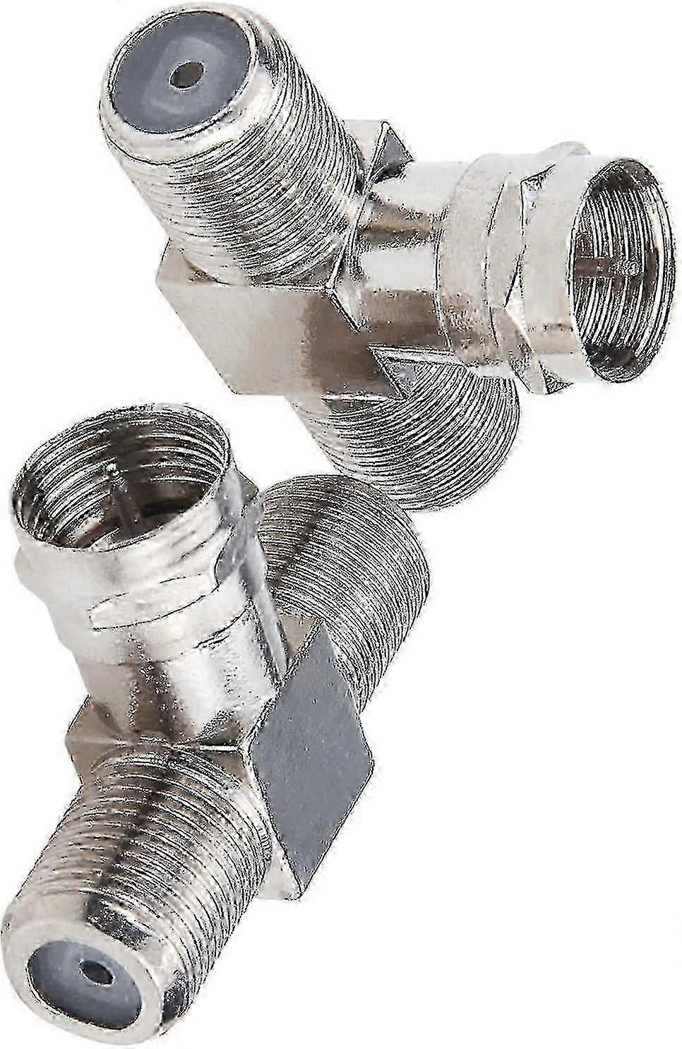 2-Way TV Aerial Splitter - 1 Input to 2 Outputs for Freeview UK