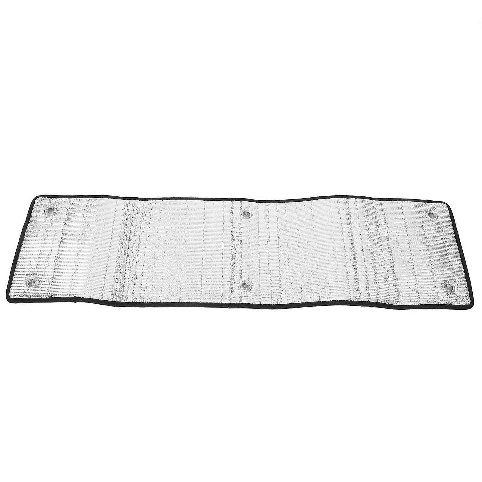 Summer Window Shade with Suction Cups Privacy Film for Sunshade Use Aluminum Silver Efficient Heat Insulation 0.5mm