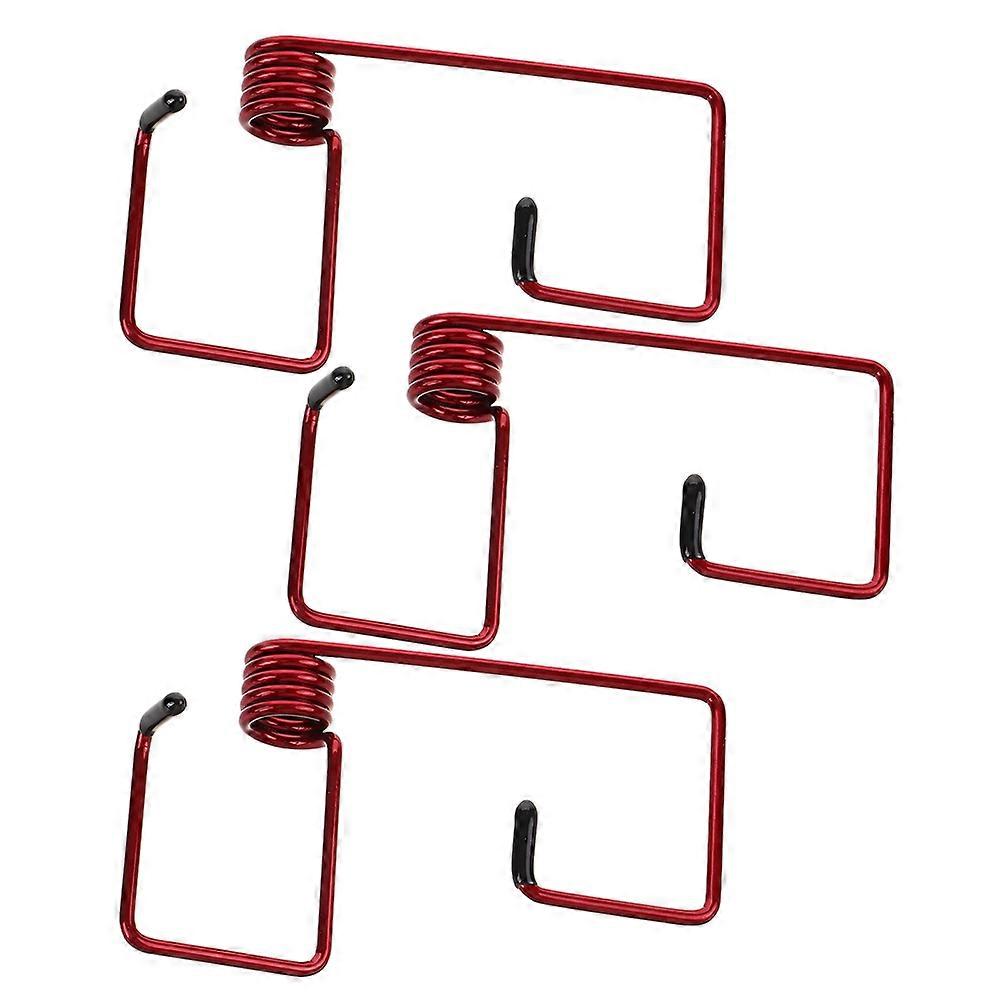 Windshield Wiper Arm Spring Set Enhances Performance with Stainless Steel Construction for Car Red Color Fits Most Vehicles 3 Pieces