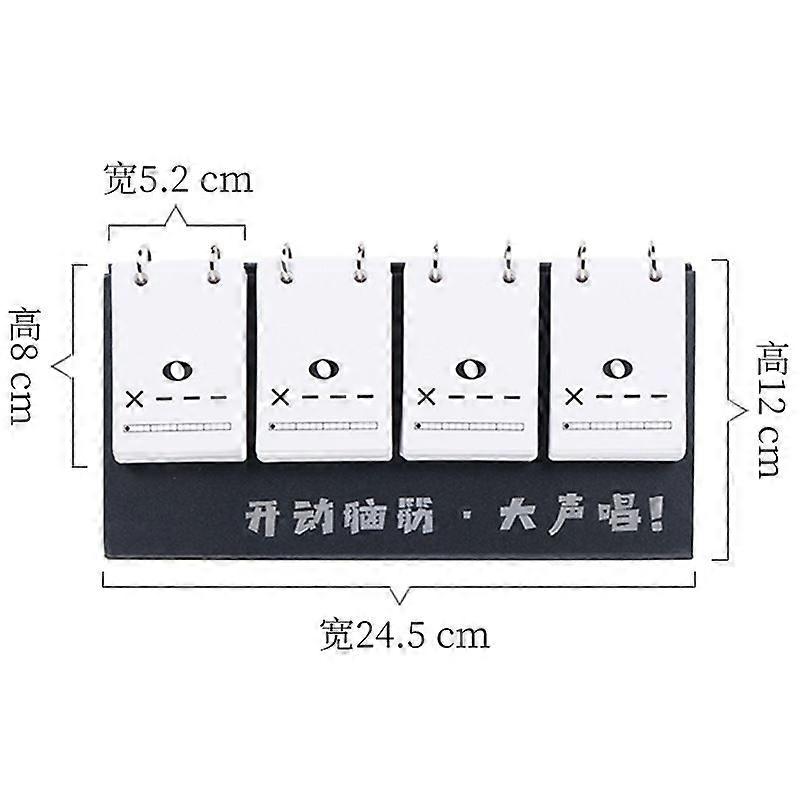 Music Theory Rhythm Flash Cards - Note Training Card Calendar - Music Teaching Props For Beginner Students Improve Musical Terminalogy