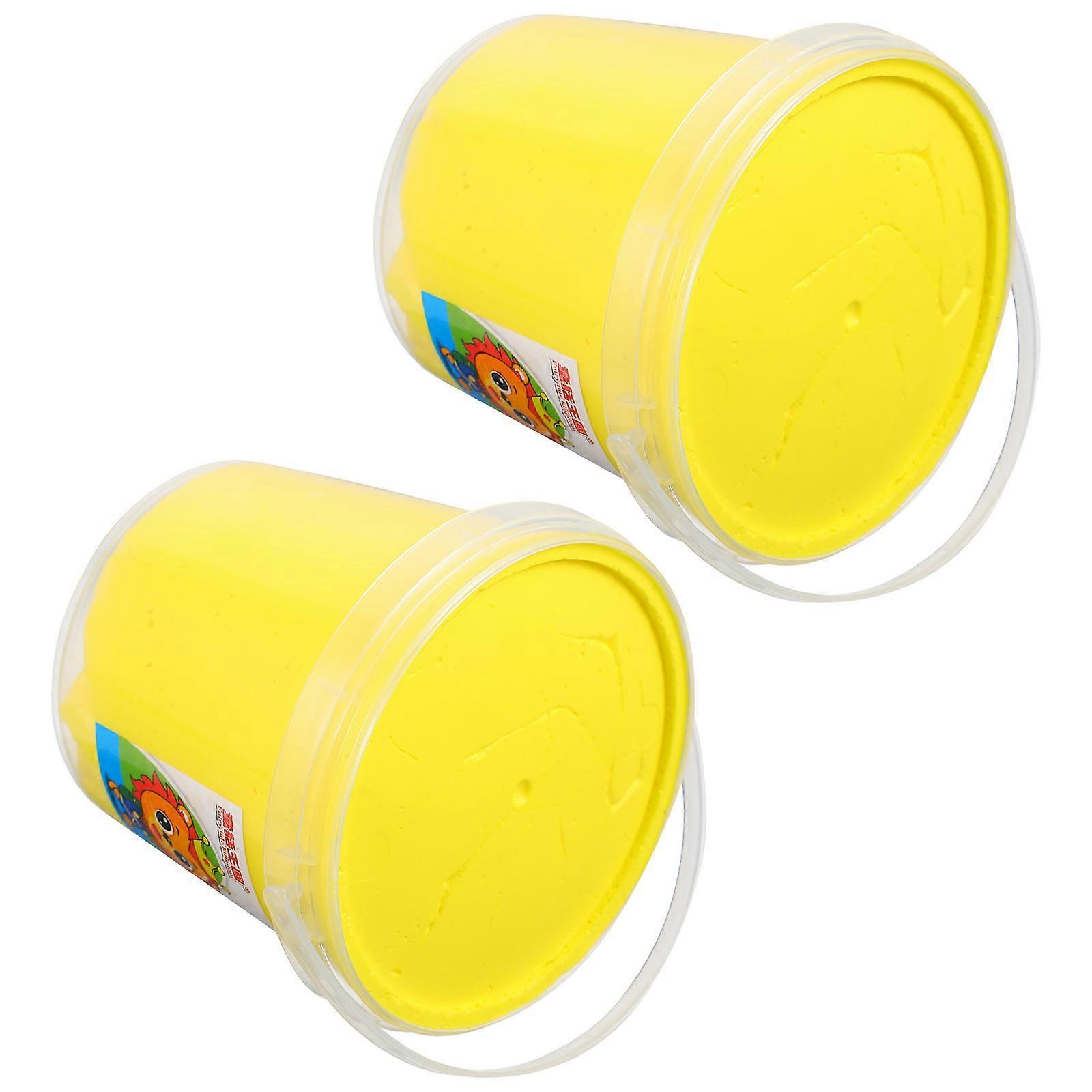 Children Clay Diy Plasticine Modeling Toys Cartoon Style Educational Playthings Non-Hardening For Imagination Cultivation 2Pcs