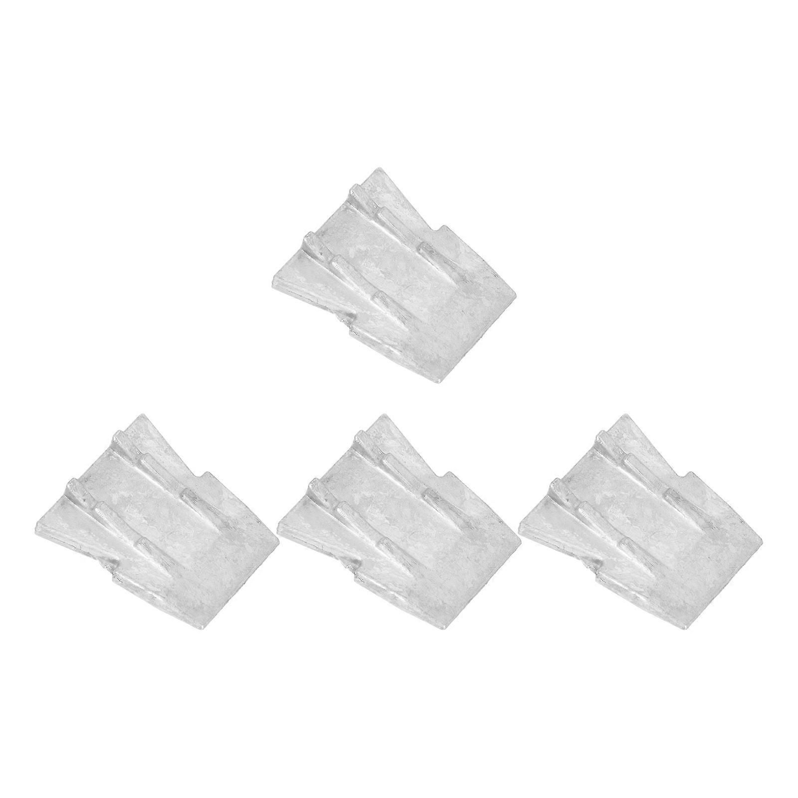 Silver Metal Hammer Handle Wedges for Home Use Made of Durable Iron 4pcs