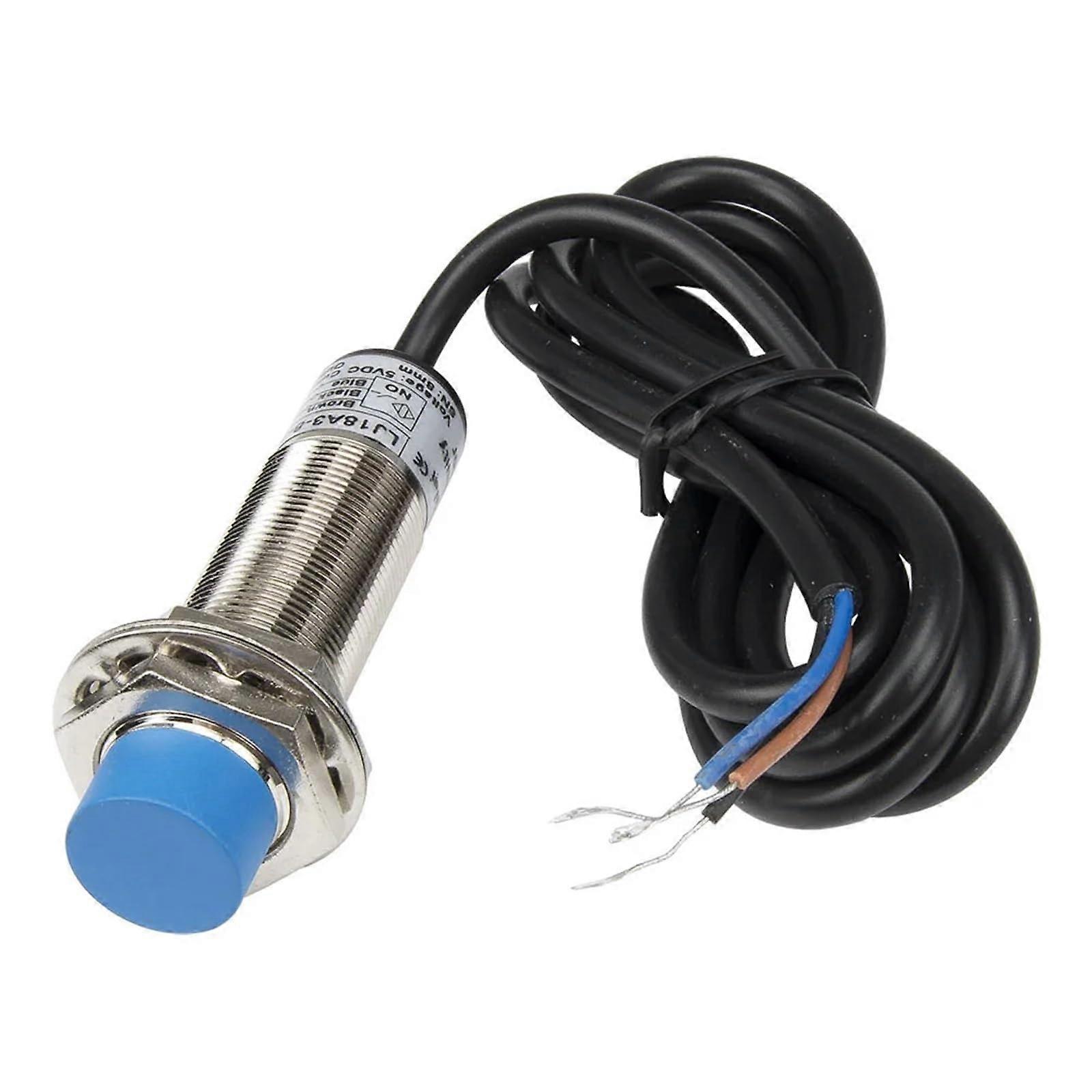 M18 8mm Sensing DC 5V NPN PNP NO NC LJ18A38Z/BX VON AX Proximity Sensor Switch 1 Piece (AX NPN NC)