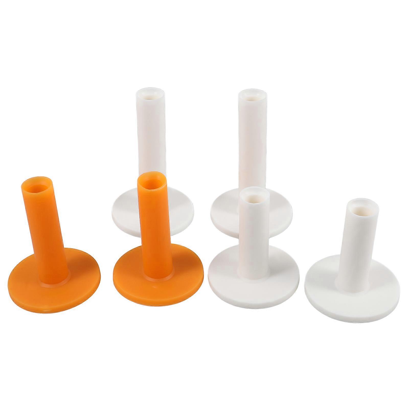6pcs Adjustable Golf Practice Tees, Portable Rubber Ball Holders for Home, Backyard or Driving Range Training for Golf Enthusiasts