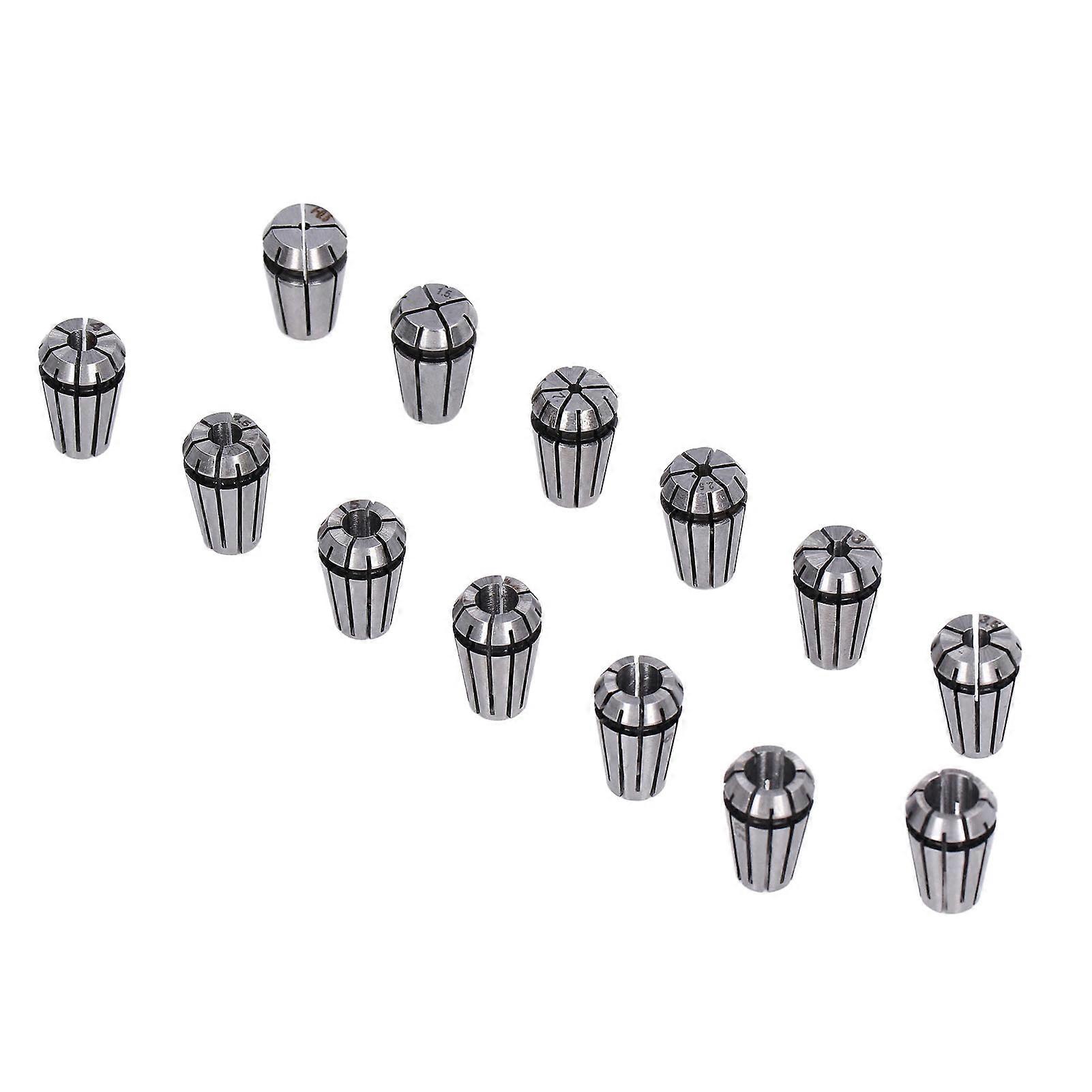 13Pcs ER11 Spring Collet Set 1.0-7.0mm Milling Lathe Tool Kit