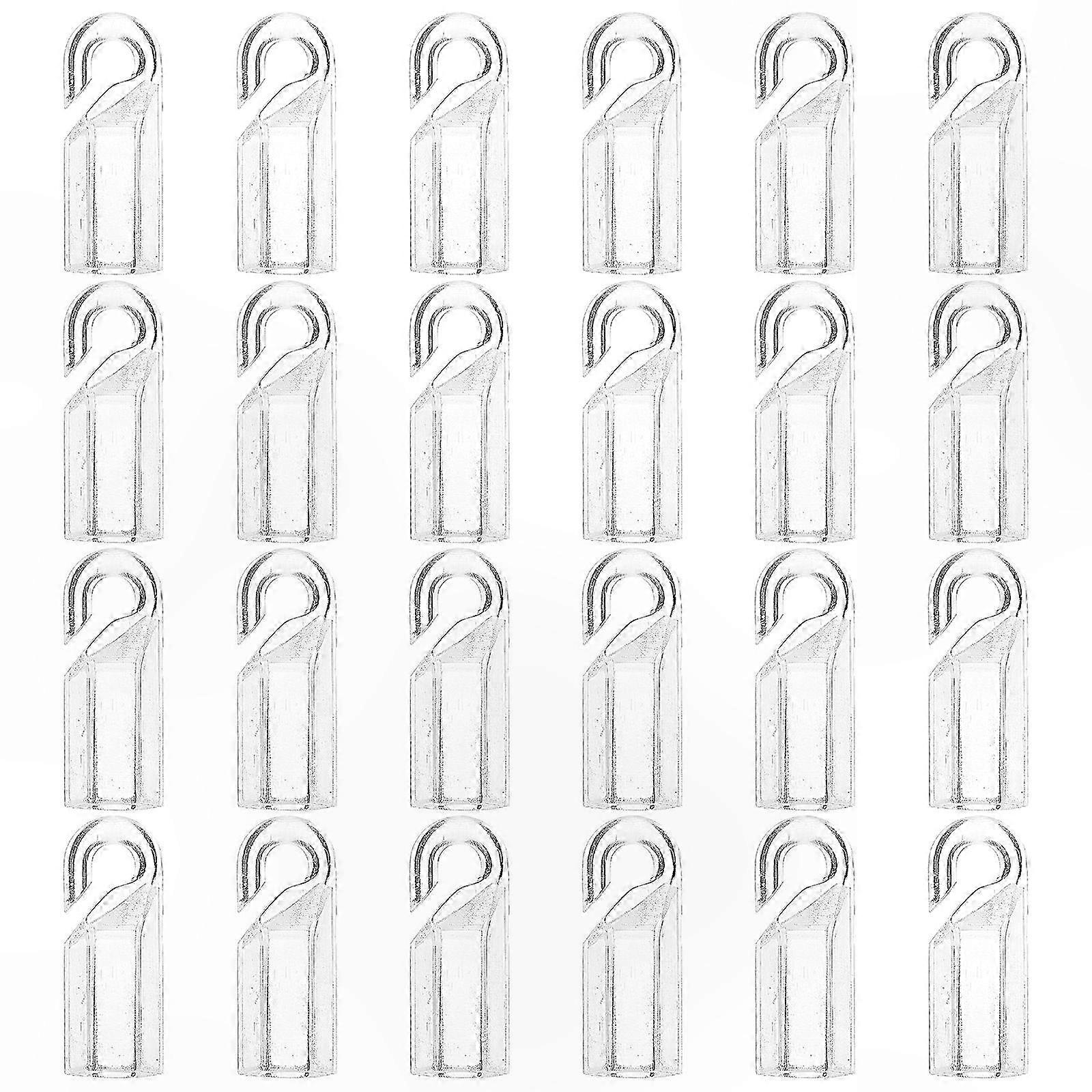 24 Pack Vertical Blind Wand Tips and Hooks Replacement Caps for Window Blinds