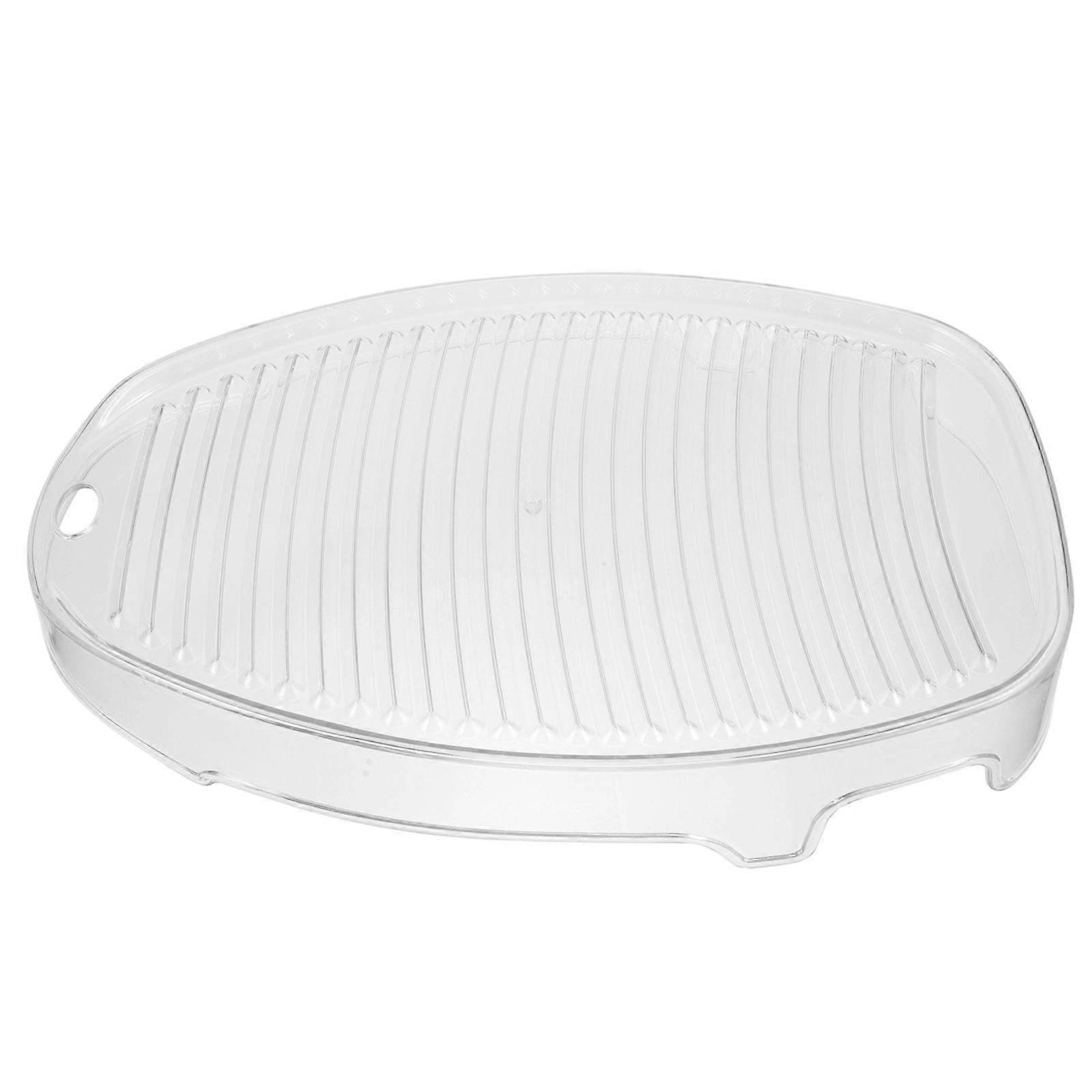 Portable washboard for Hand Washing Clothes Made of Durable Plastic Transparent Color with Hook Easy to Move and Store