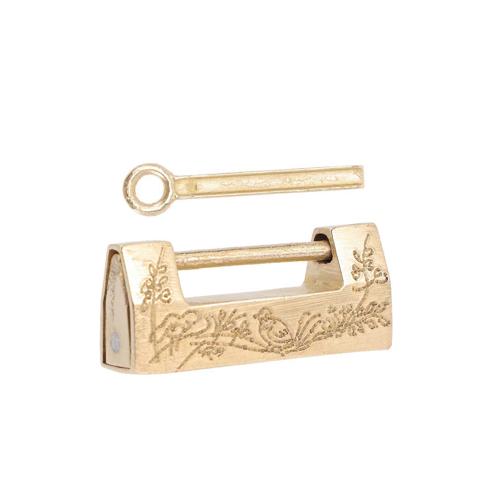 Retro Latch For Handicraft Enthusiasts Jewelry Storage 1 Set In Golden Finish