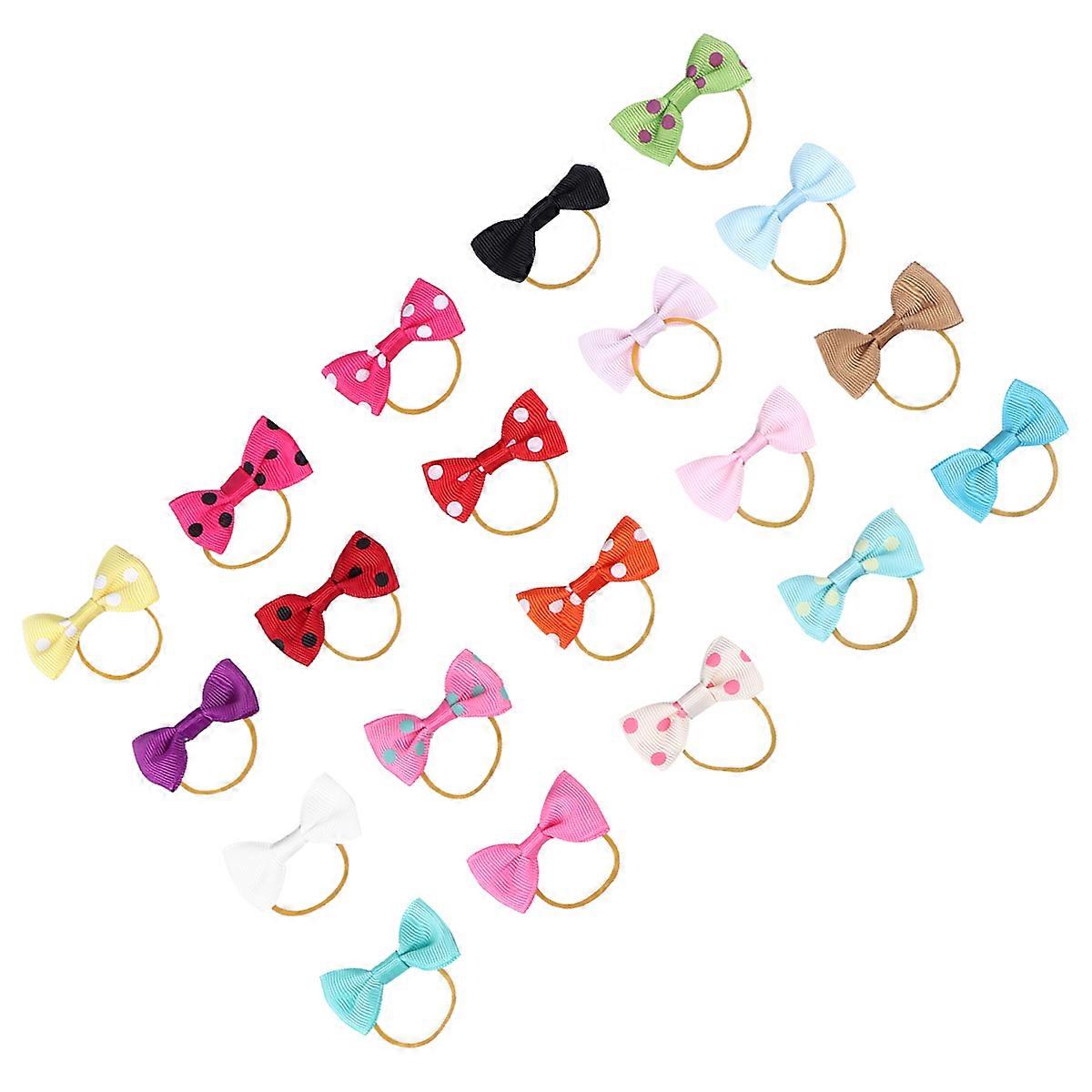Pet Bowknot Collection, Comfortable Hair Bands for Dog Grooming Needs