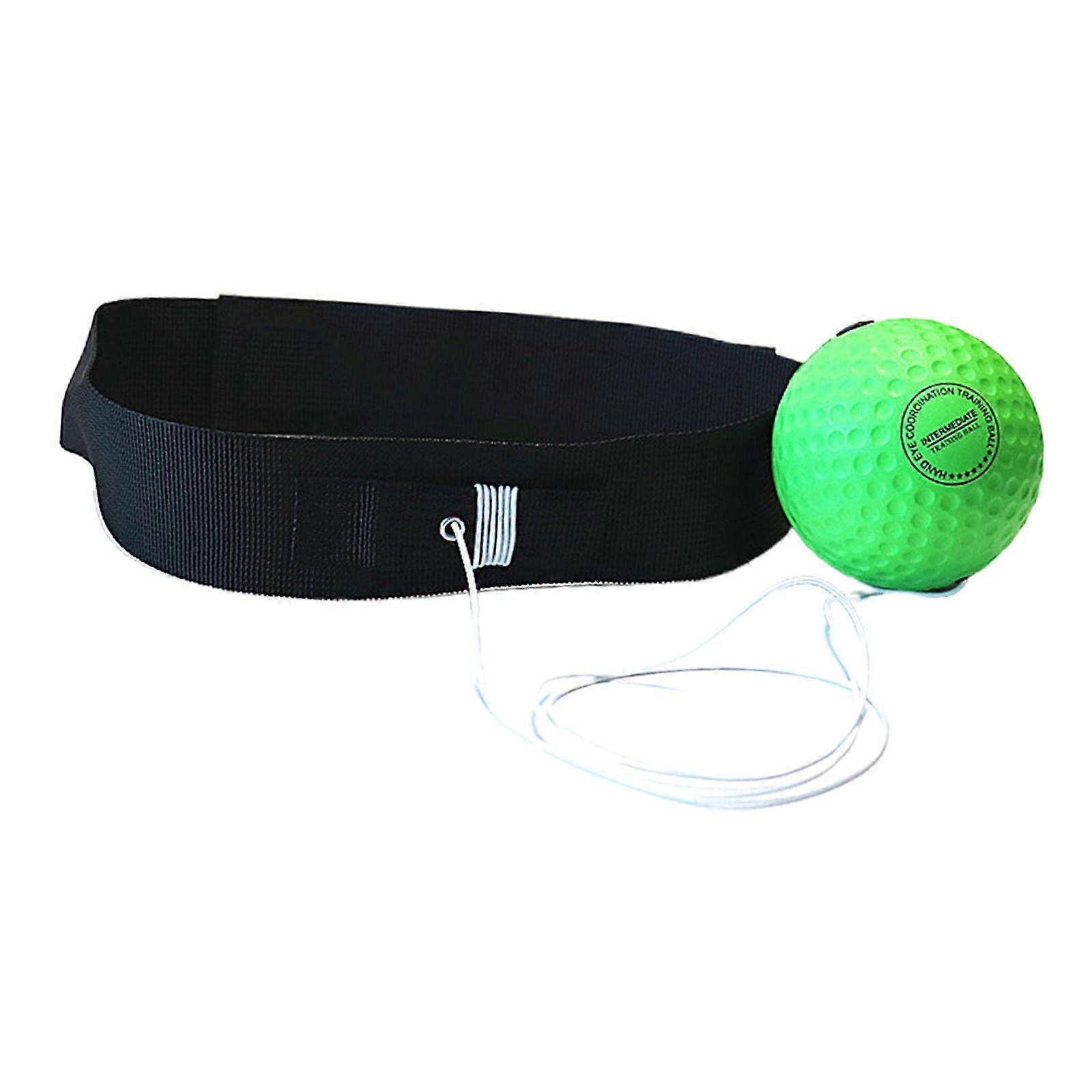 Boxing Ball Headband, Ball with Headband, Punching Ball for Workout Green ball 40 g