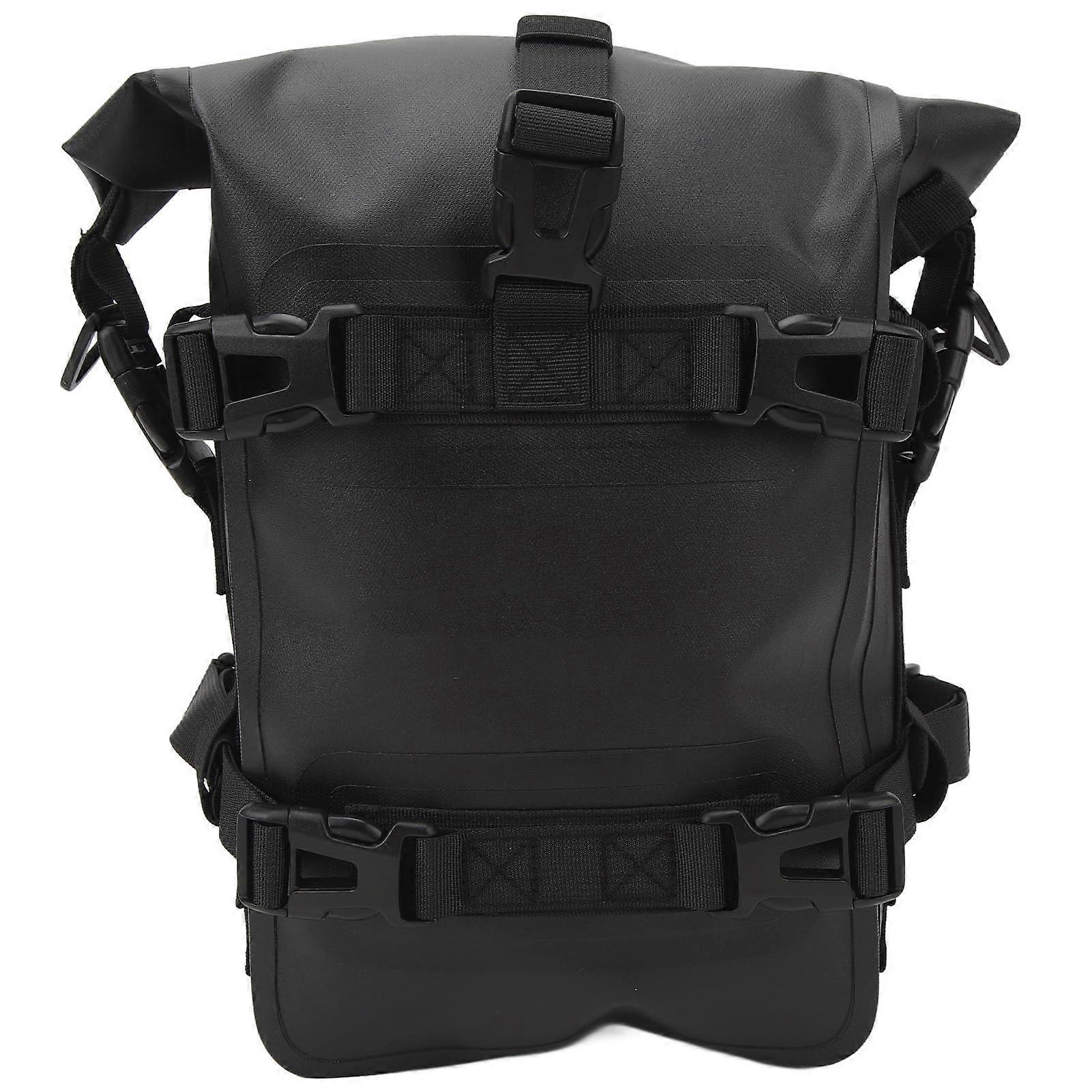 Motorcycle bag, Universal Motorcycle Tail Bag Bumper Frame Bag 4L Capacity Black Tail Pouch for Riding Tool Storage