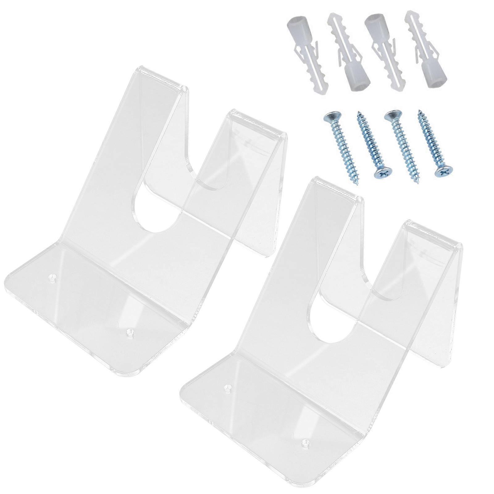 Oar Storage Holder Acrylic Wall Mount for Kayak Paddle Rack 2Pcs Set