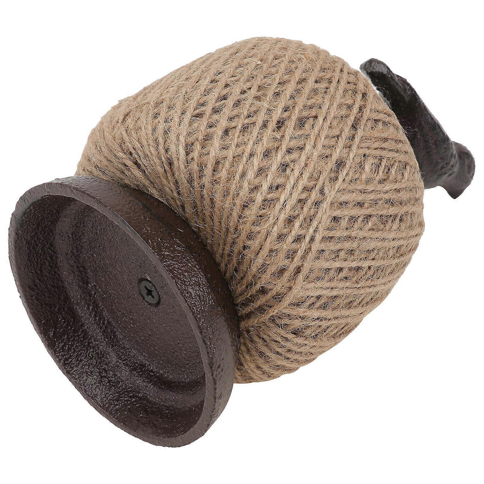 Iron Rope Rack For Garden Use With Bird Design Non-Slip Bottom In Black Color 1Pc