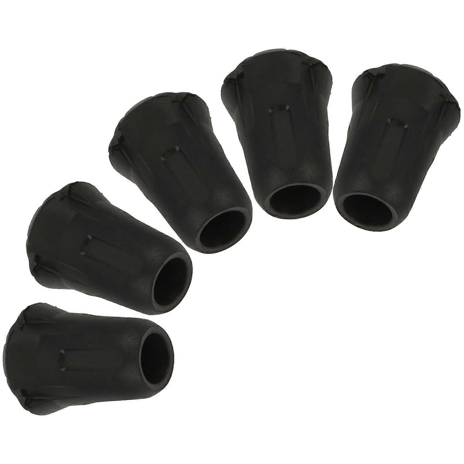 5Pcs Crutch Replacement Tips Walking Cane Tips Antiskid Cane Foot Protectors Cane Tips