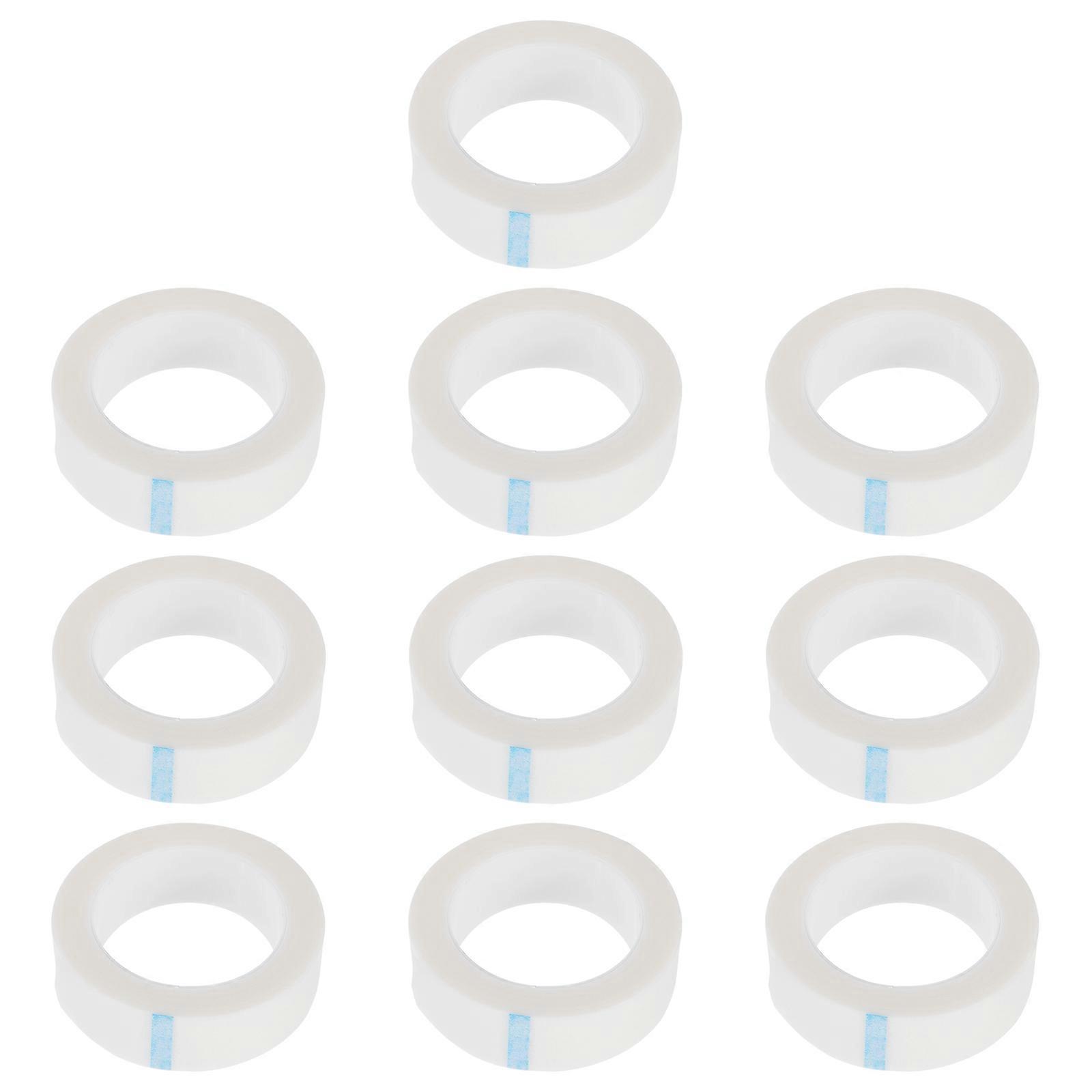Eyelash Tapes for Extension Grafting 10pcs White Non-Woven Fabric Highly Breathing - .2cm