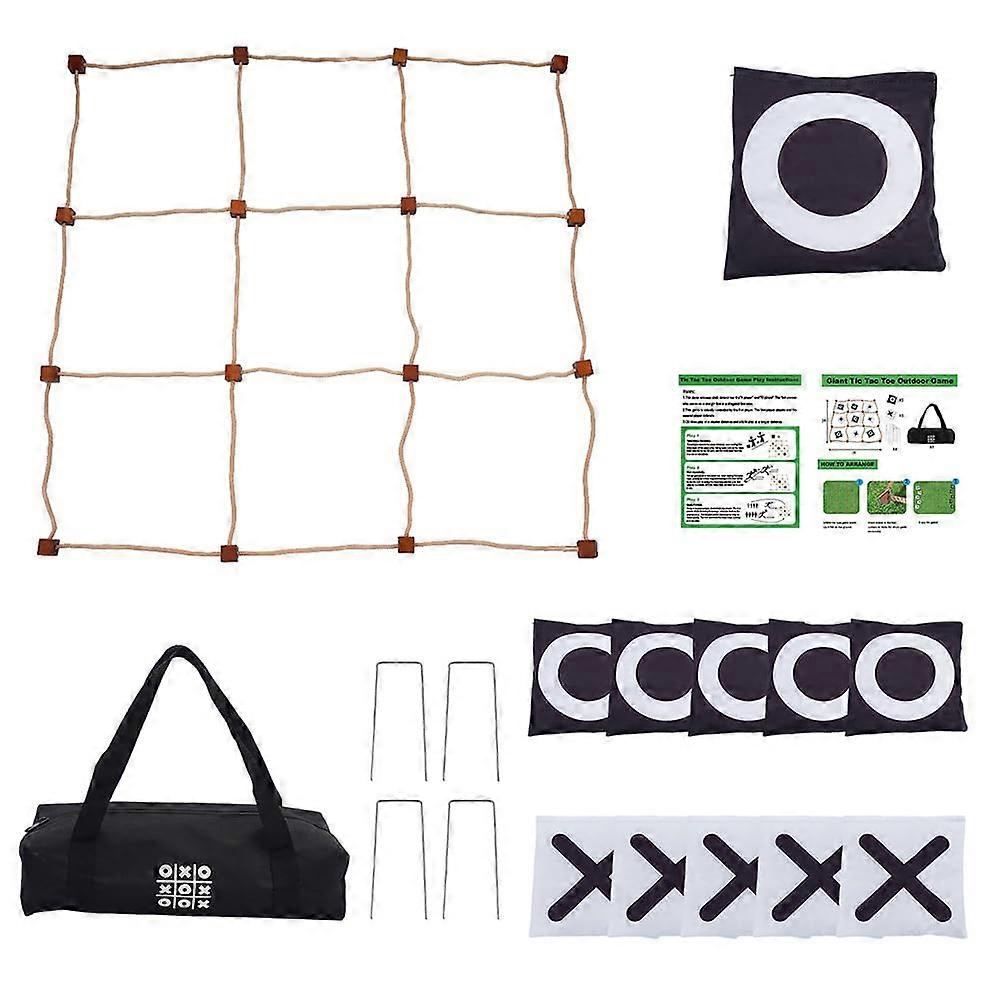 Giant Tic Tac Toe, Bean Bag Toss, XO Toy Yard Toss Game Outdoor Play Set