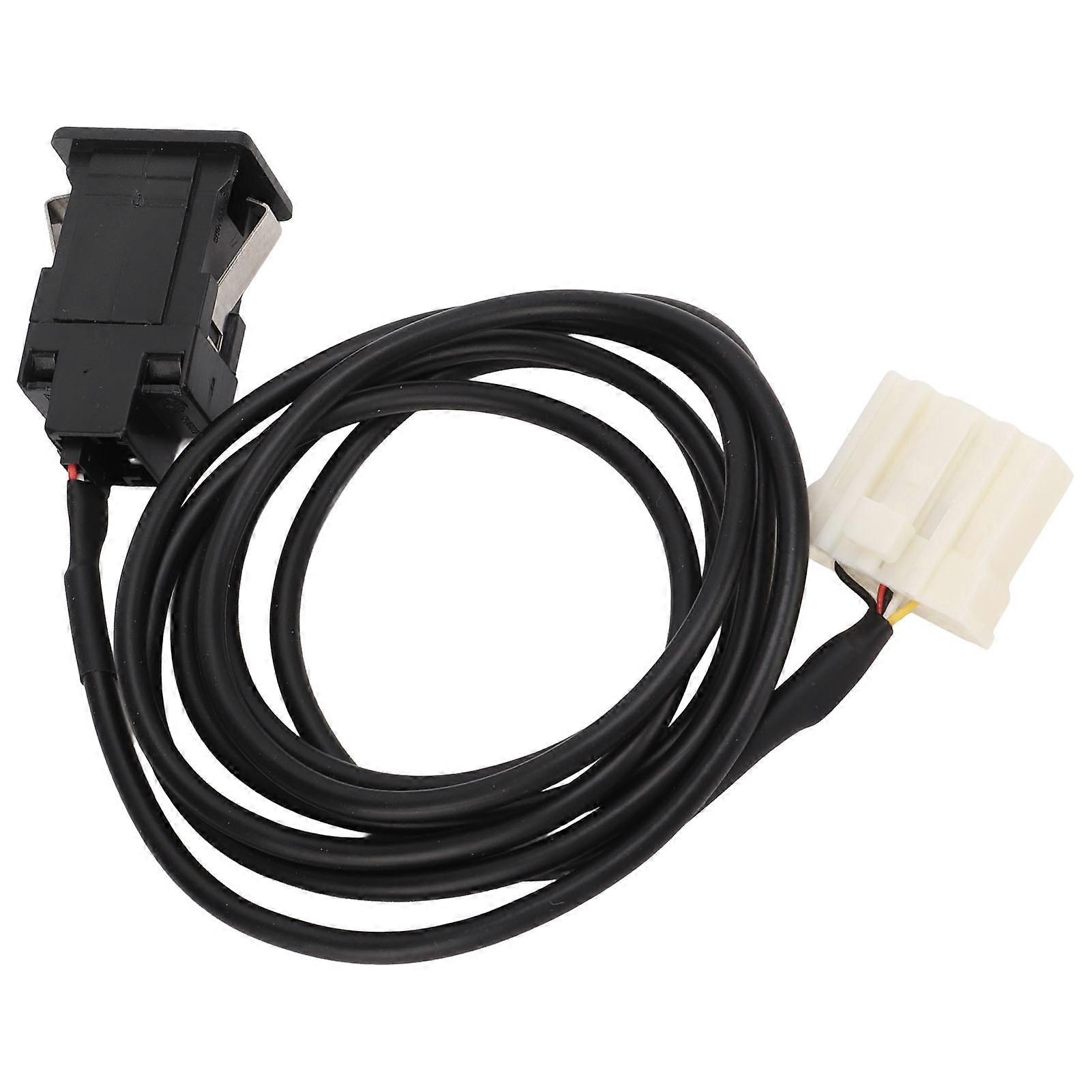 Aux Socket Audio Switch Cable Stereo Wire Harness Replacement for Mazda 2 3 5 6 MX‑5 RX8 CX‑7 CX‑9