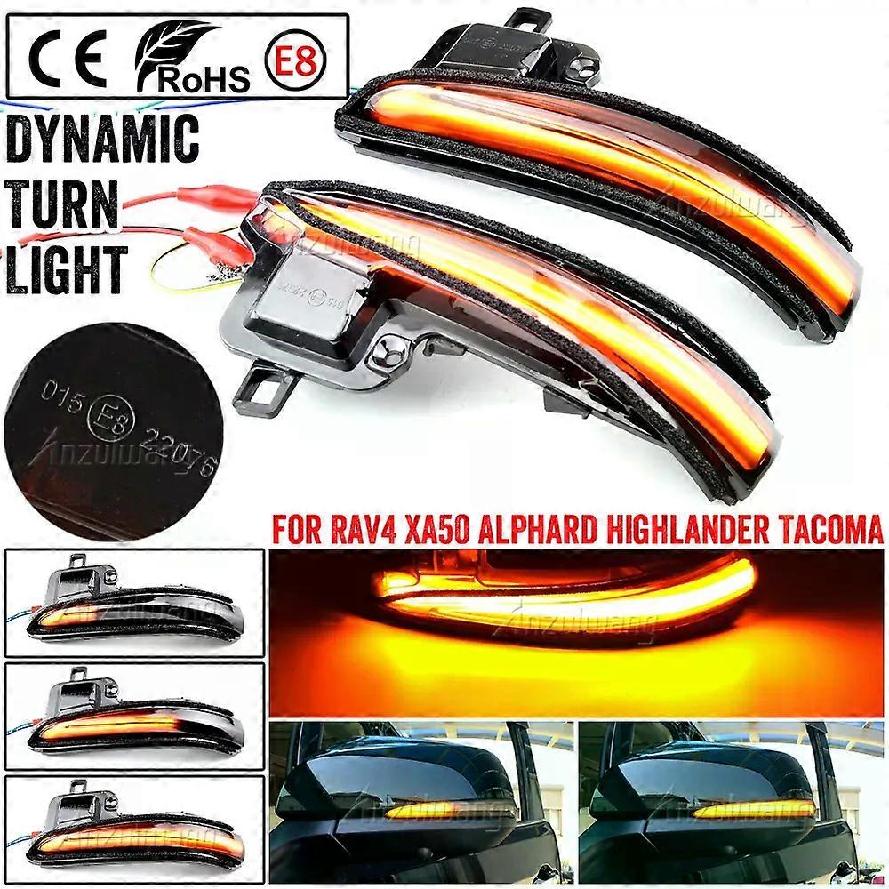 LED Dynamic Turn Signal Light Mirror Indicator For Toyota RAV4 XA50 Alphard Vellfire Highlander XU70 Tacoma N300 Lexus LM