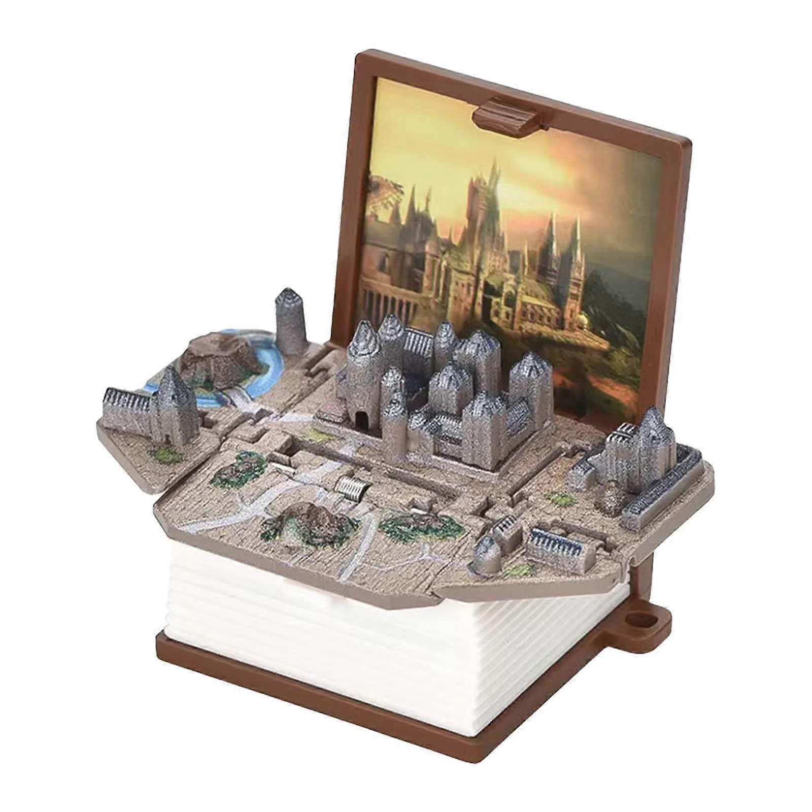 Mini PopUp 3D Toys Keychain Dinosaur Figures Book One Size Kids Cube Play