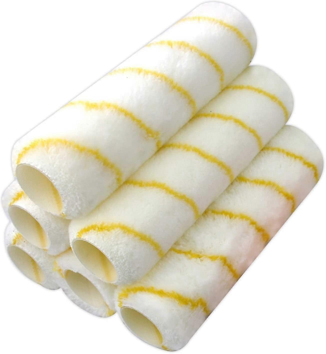 Farbrollerabdeckungen in Profiqualität, 1/2 x 9 Zoll Mikrofaser, 6er-Pack