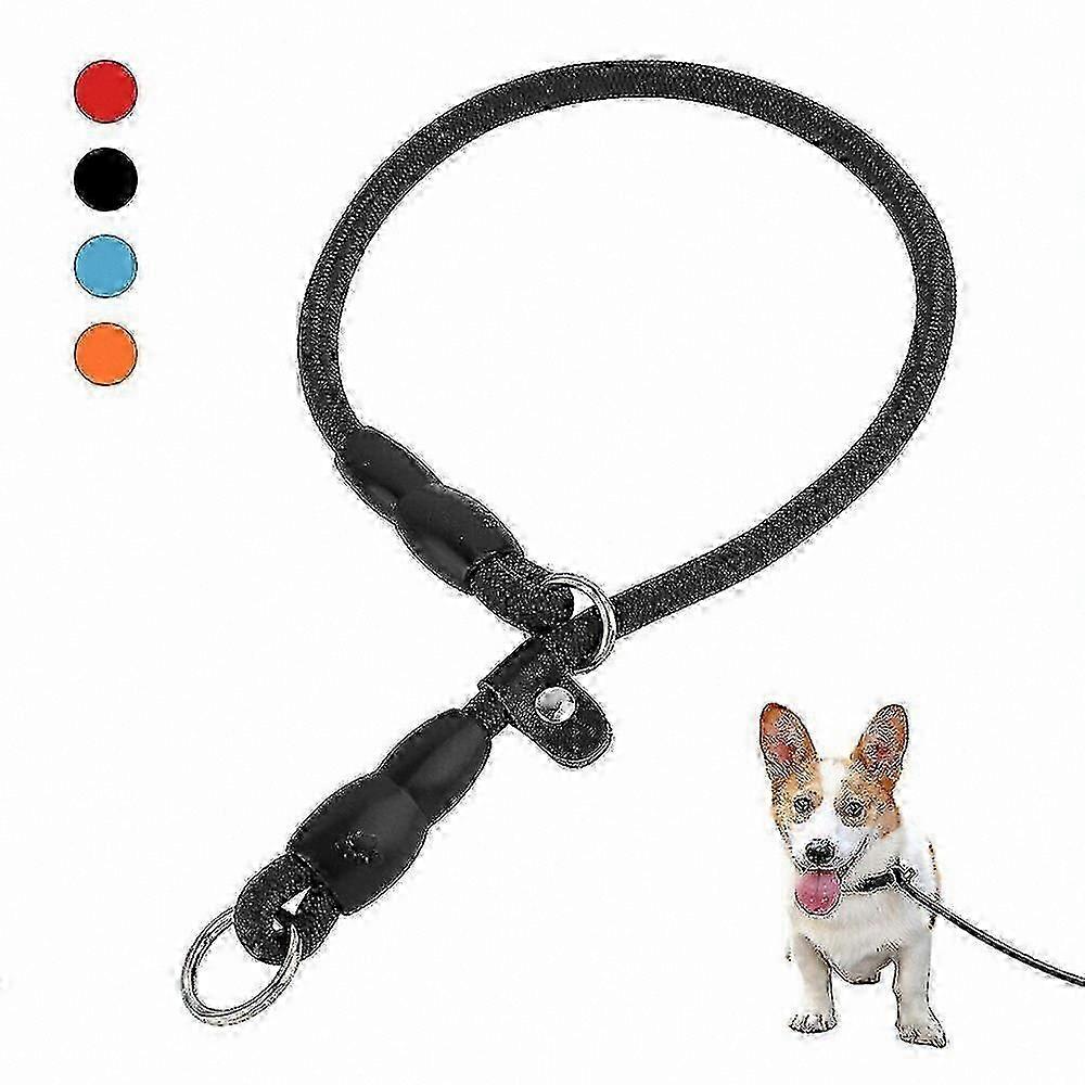 Nylon Adjustable Dog Training Leash with Loop Slip Rope Lead hwy