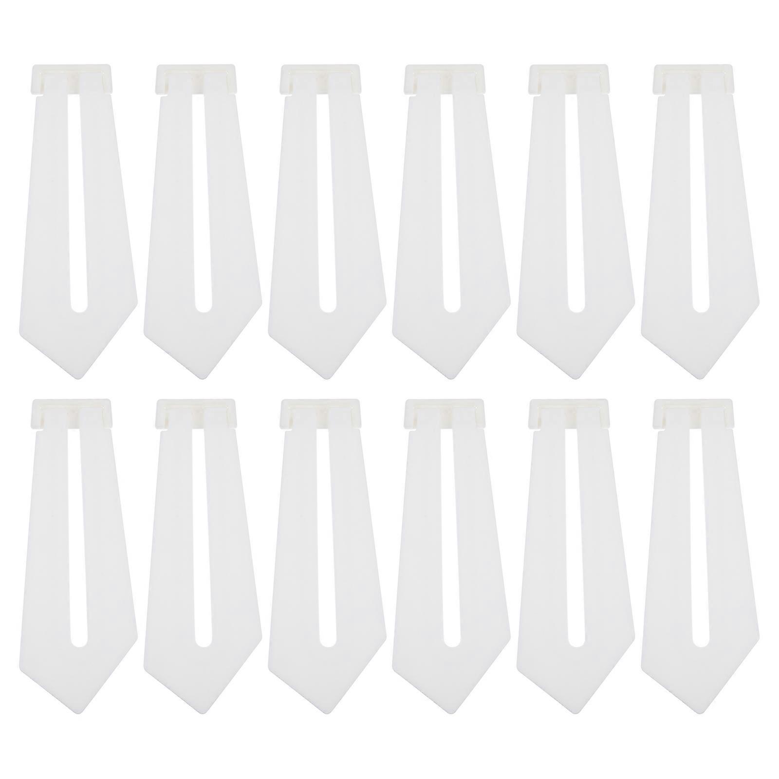 Home Photo Frame Racks Plastic Display Racks for Home Decoration White Made with Material Display Stand 12Pcs