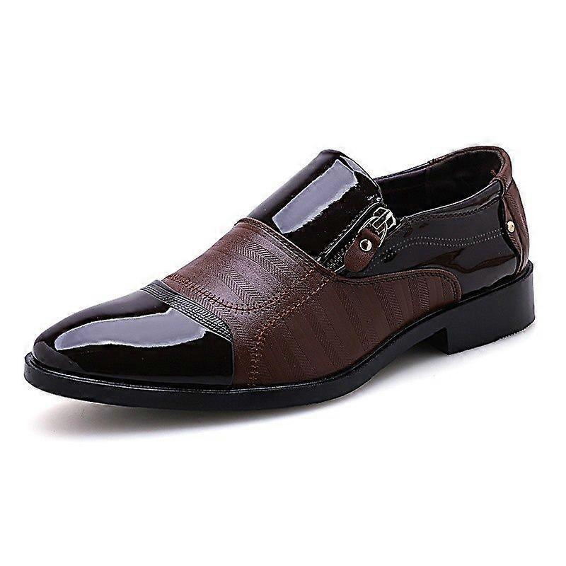 Men's Pointed Toe Breathable Leather Shoes