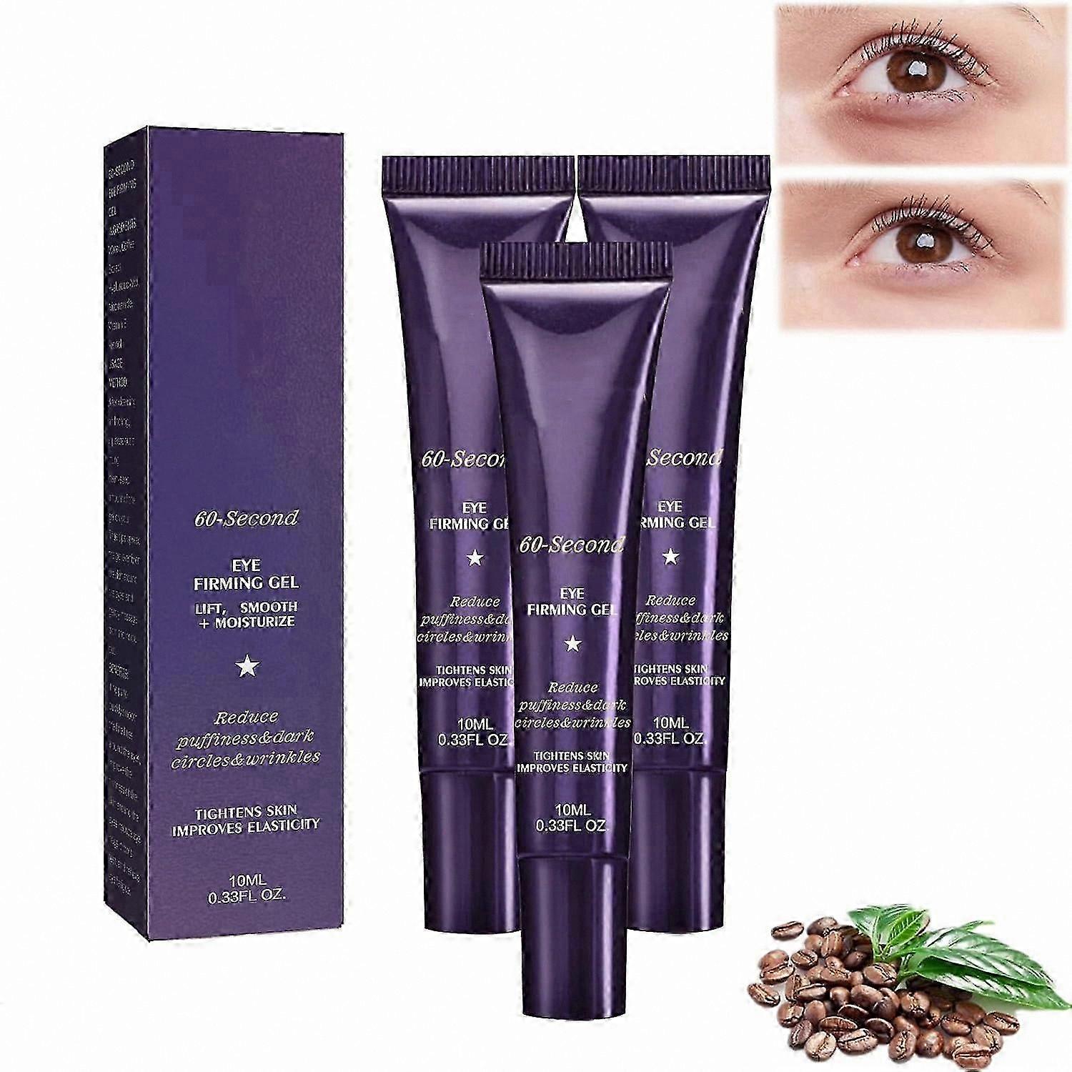 Age-Defying Tinted Eye Gel for Wrinkle Reduction and Skin Firming, Quick-Action Anti-Aging Solution