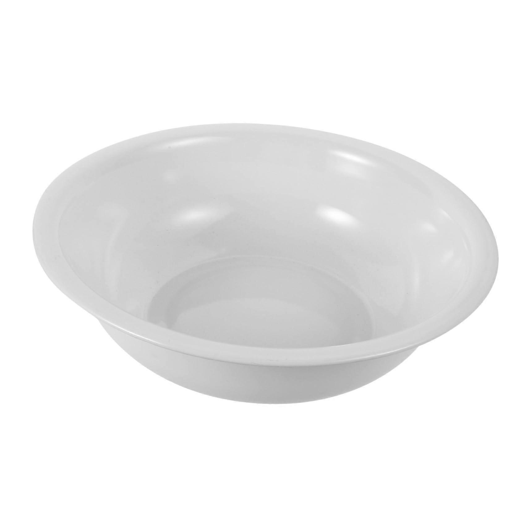 Enamel Mixing Bowl Vintage Enameled Salad Bowl for Soup Fruits and Vegetables Timeless White Design for Kitchen Use Washing Basin