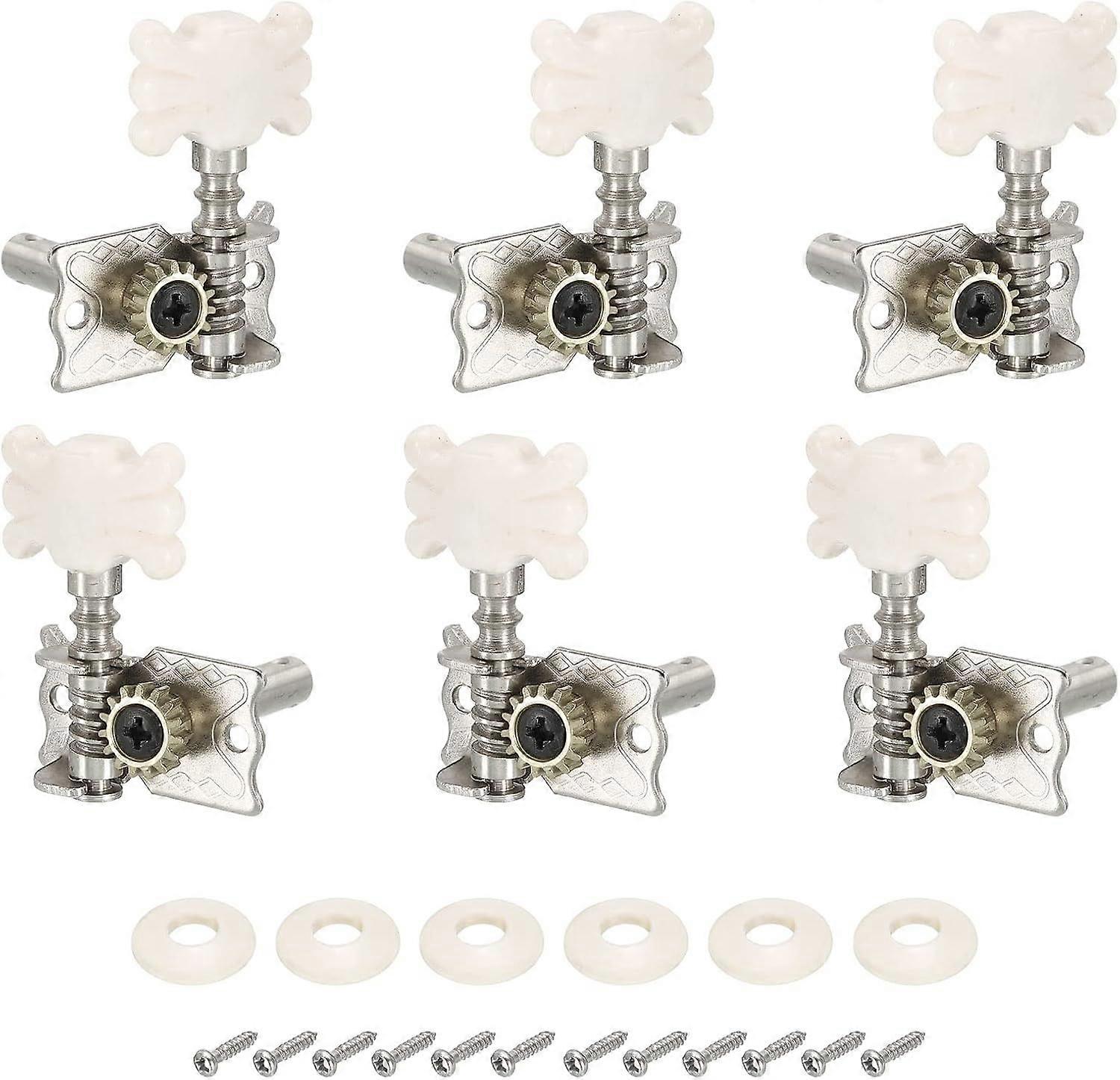 Classical Guitar String Tuning Pegs  Plated  Tuning Keys Tuners Single Hole 3L
