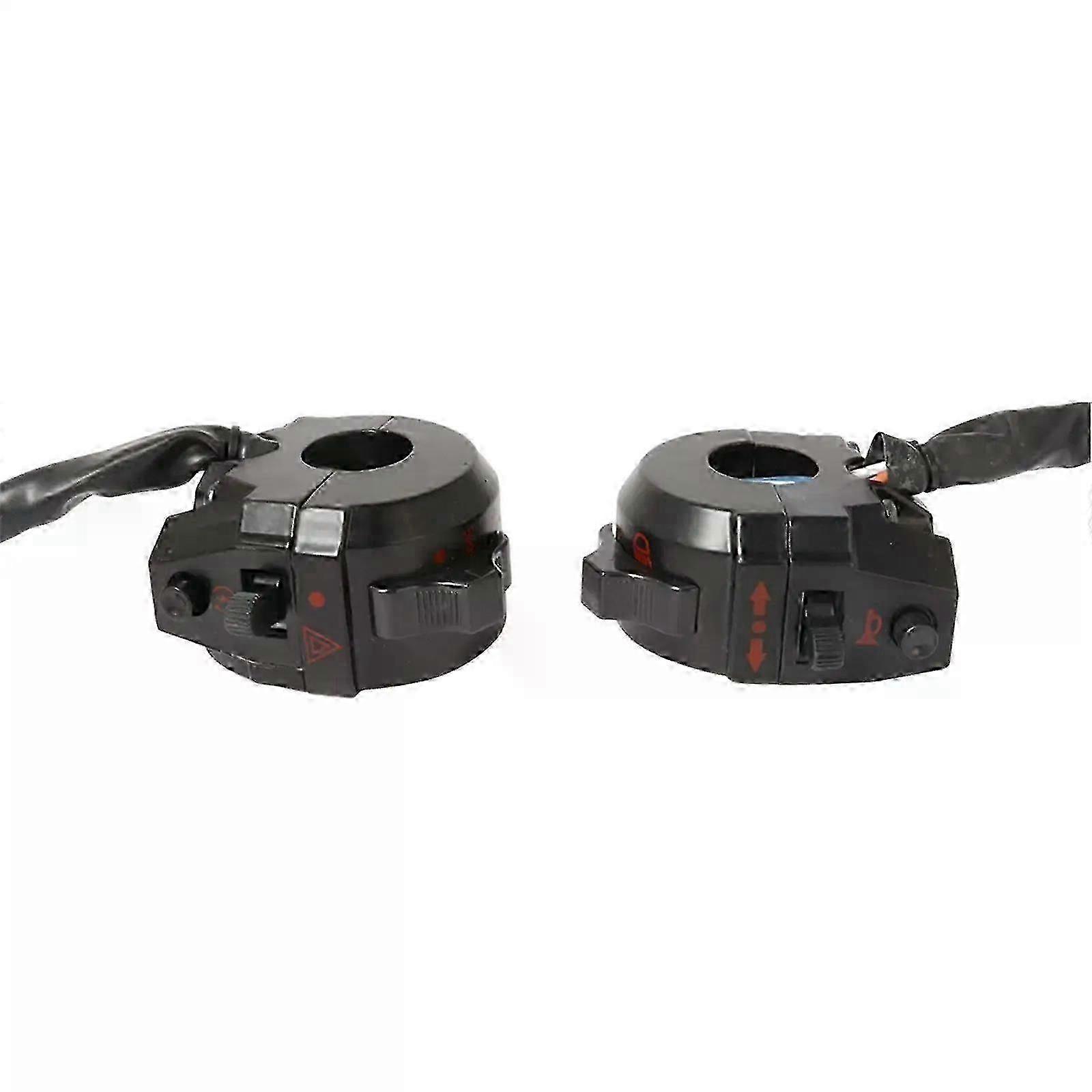 2Pcs Motorcycle Motorcycle Handlebar Switch Control 7/8 22mm Turn H...